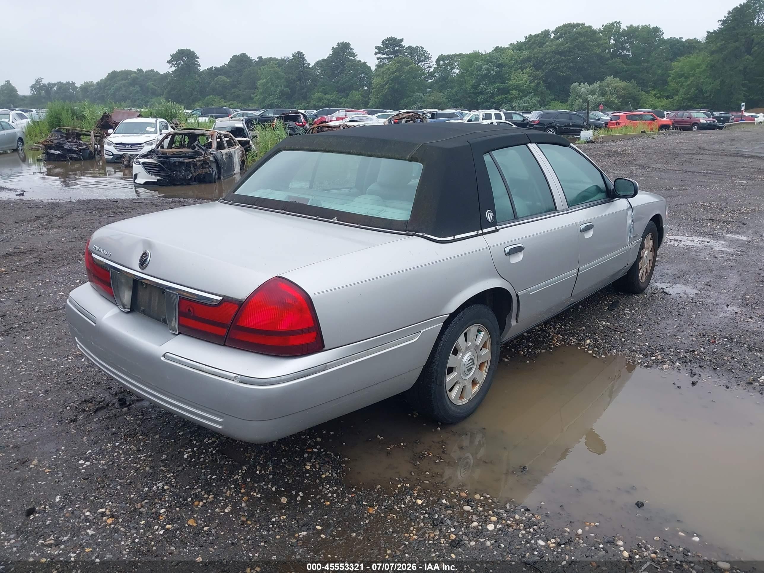 2004 Mercury Grand Marquis Ls Silver vin: 2MEHM75W94X635298