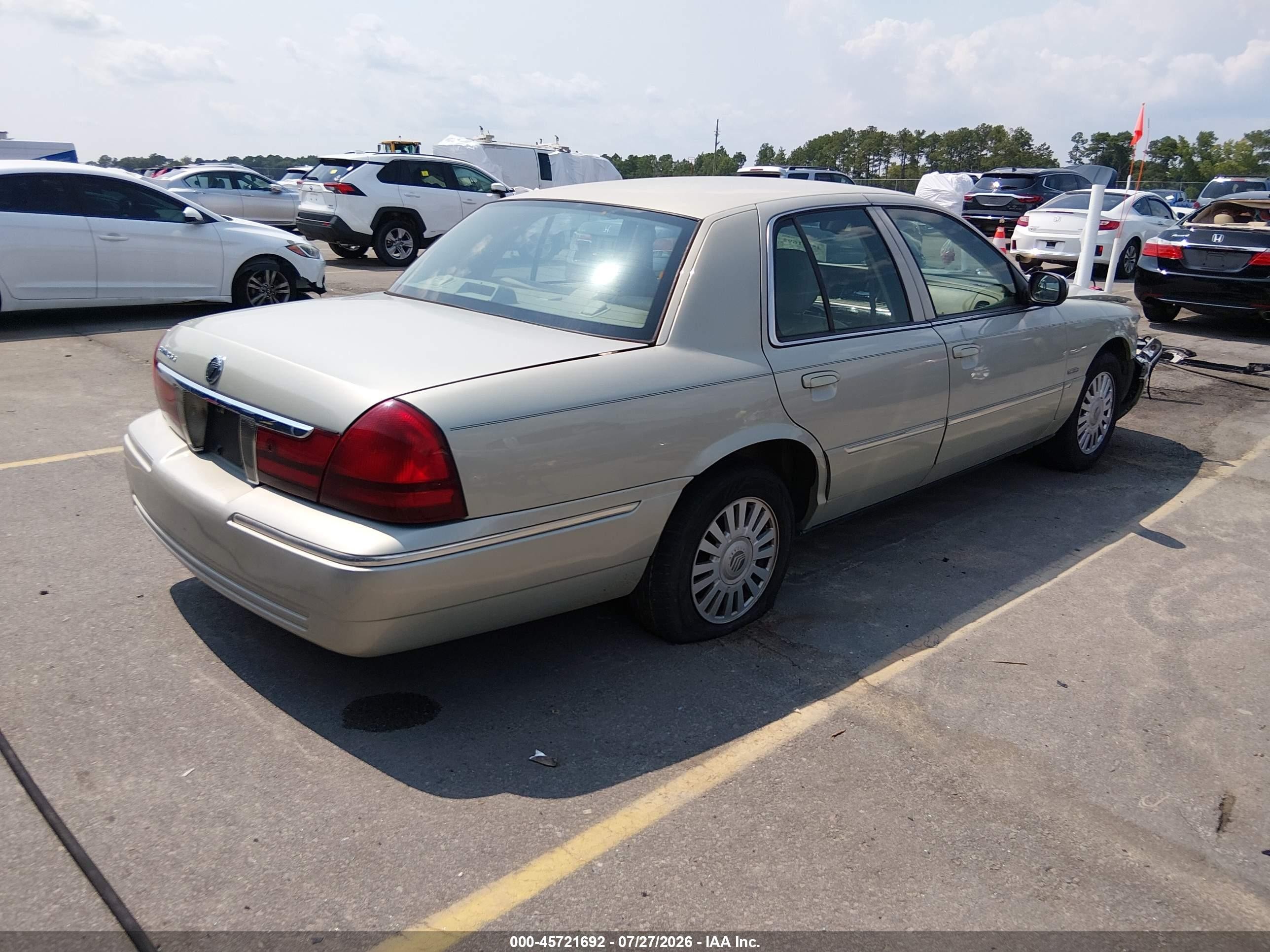 2004 Mercury Grand Marquis Ls Beige vin: 2MEHM75W94X644907