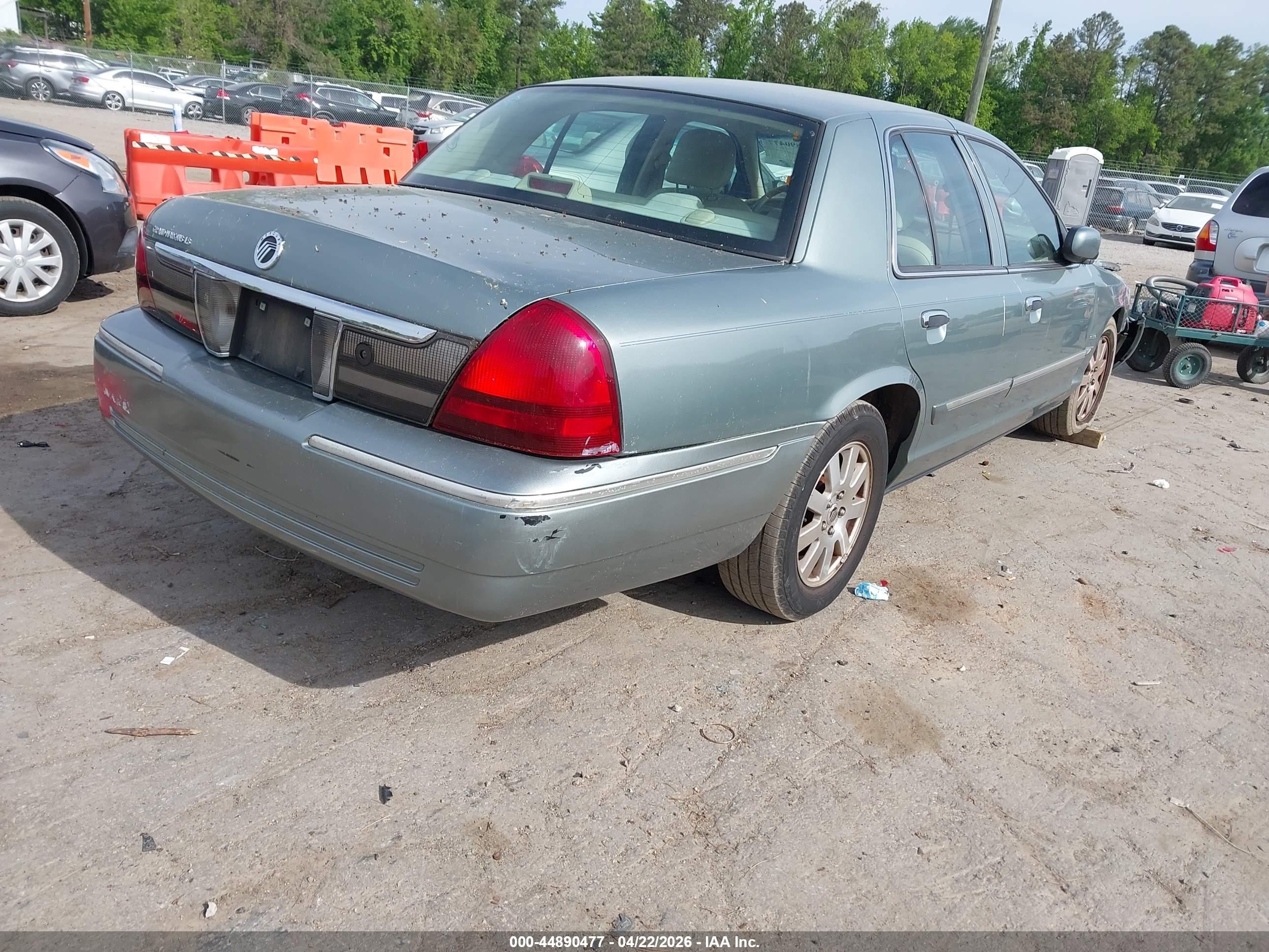 2006 Mercury Grand Marquis Ls Teal vin: 2MEHM75W96X611490