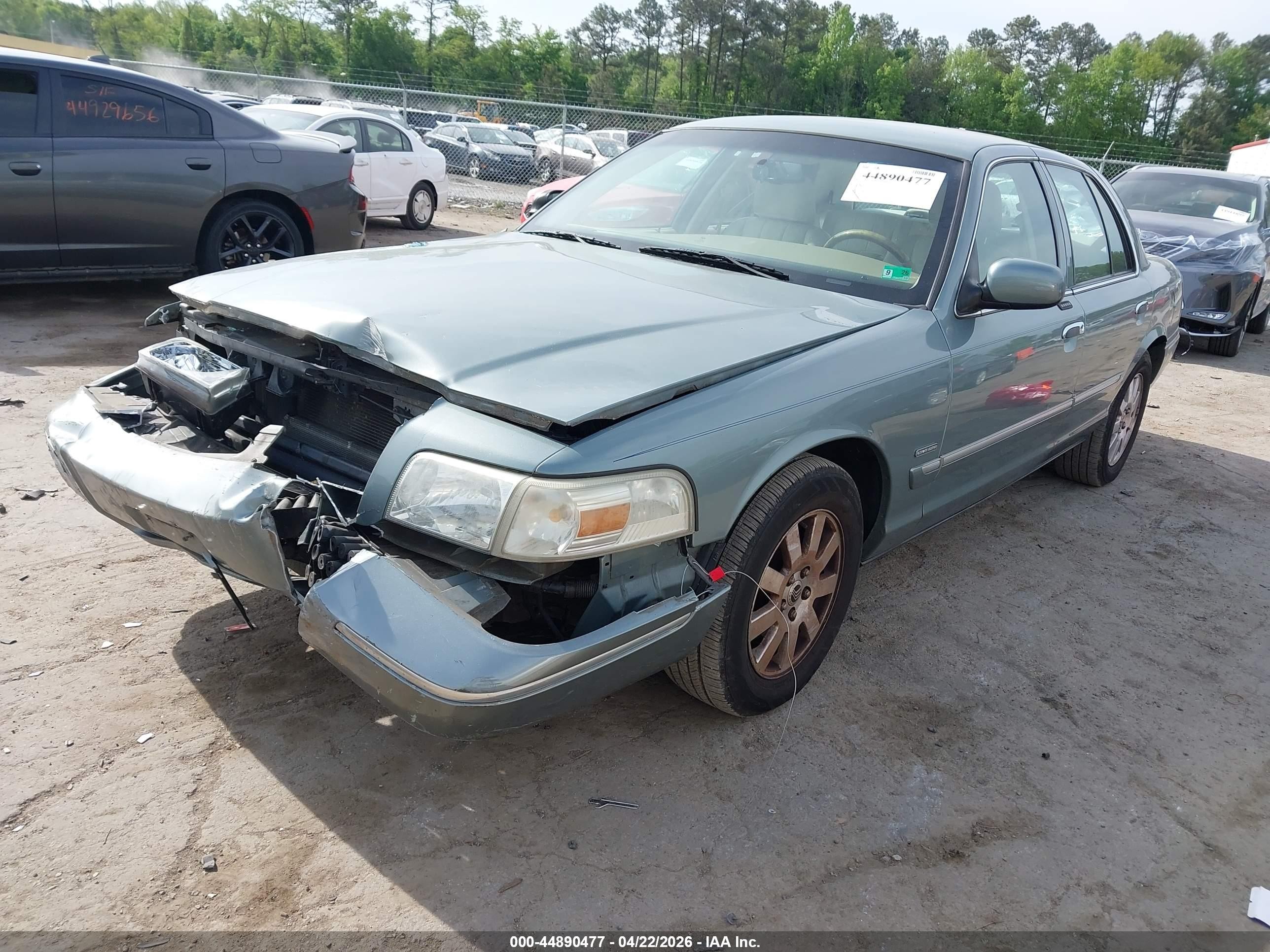 2006 Mercury Grand Marquis Ls Teal vin: 2MEHM75W96X611490