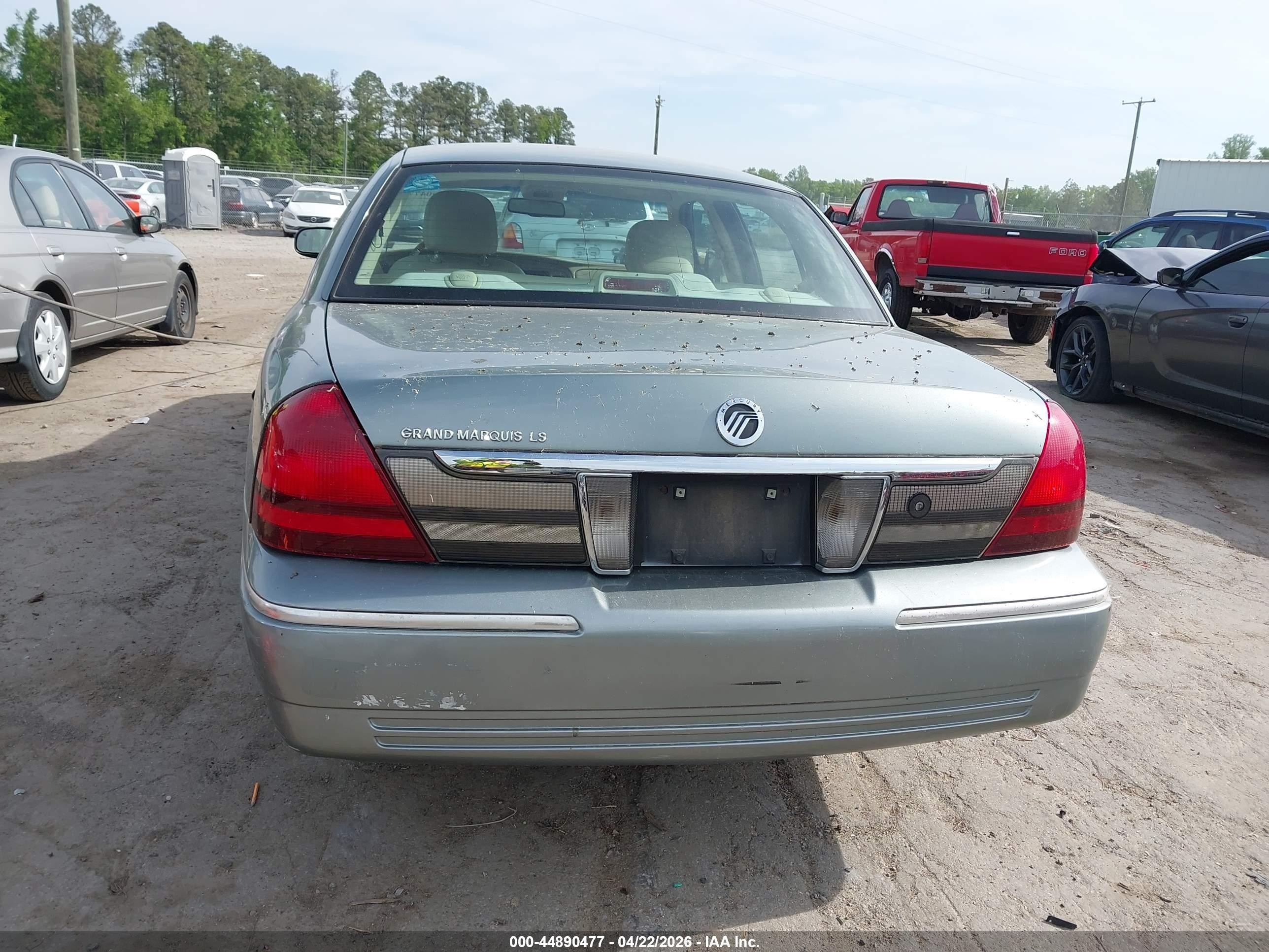 2006 Mercury Grand Marquis Ls Teal vin: 2MEHM75W96X611490
