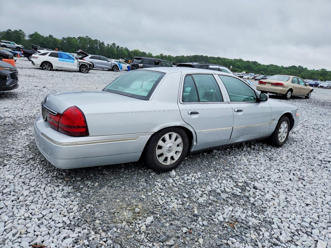 2003 Mercury Grand Marquis Ls Silver vin: 2MEHM75WX3X664372