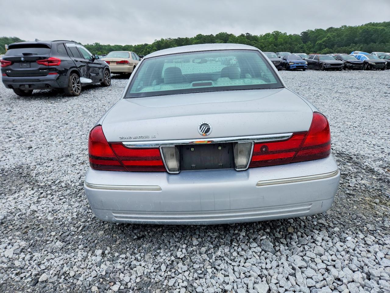 2003 Mercury Grand Marquis Ls Silver vin: 2MEHM75WX3X664372