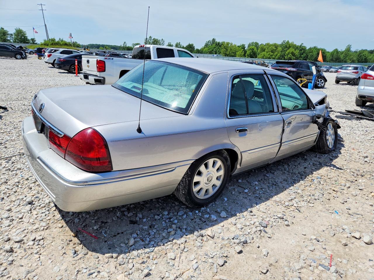 2005 Mercury Grand Marquis Ls Silver vin: 2MEHM75WX5X622951