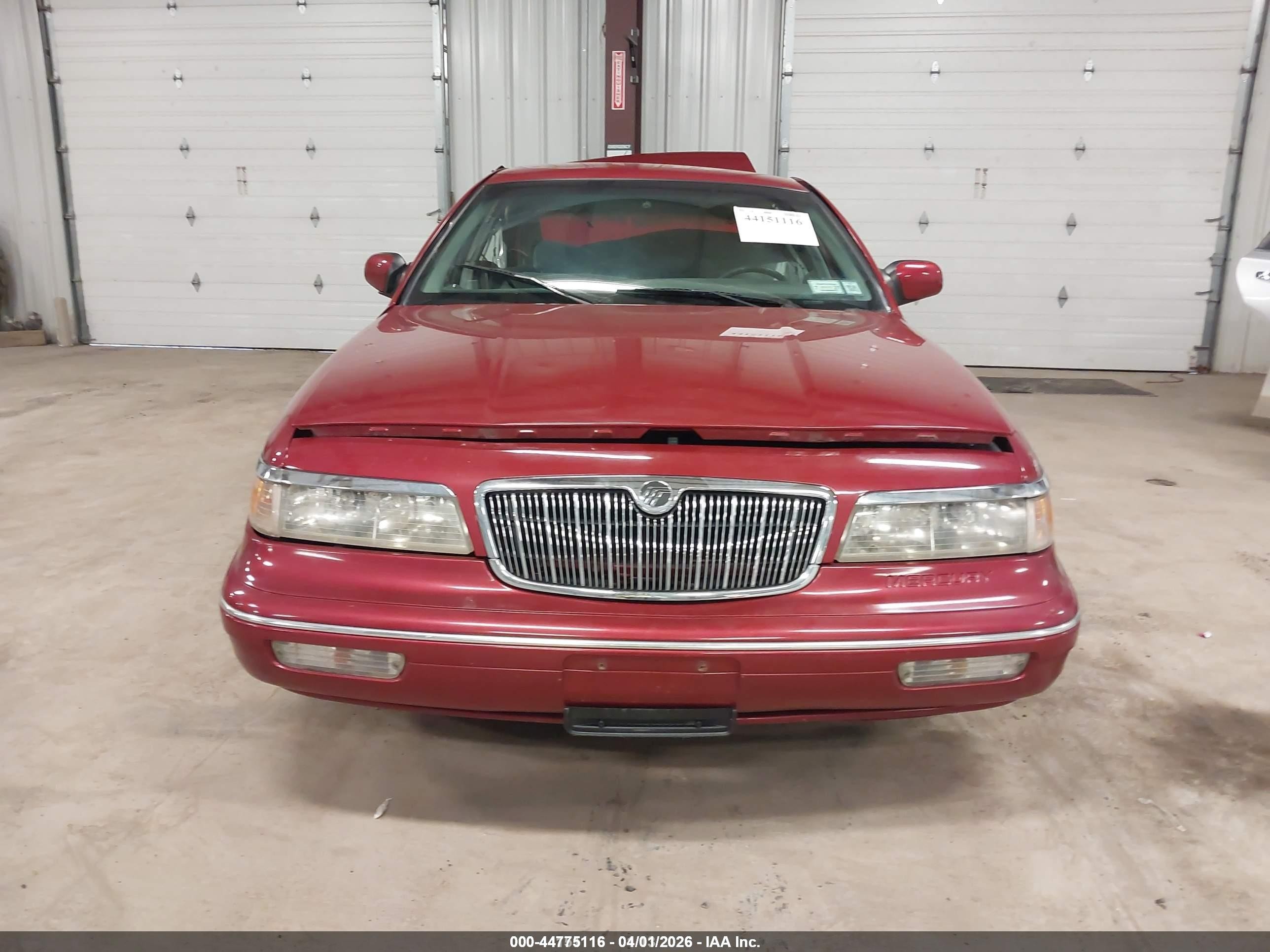 1995 Mercury Grand Marquis Gs Red vin: 2MELM74W0SX628183
