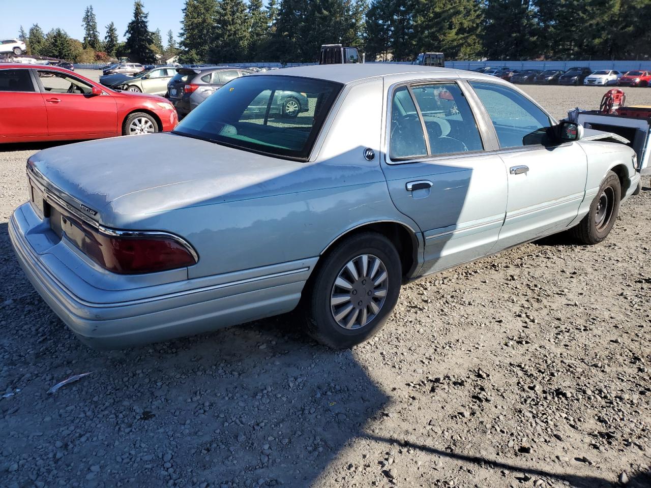 1995 Mercury Grand Marquis Gs Silver vin: 2MELM74W0SX682633