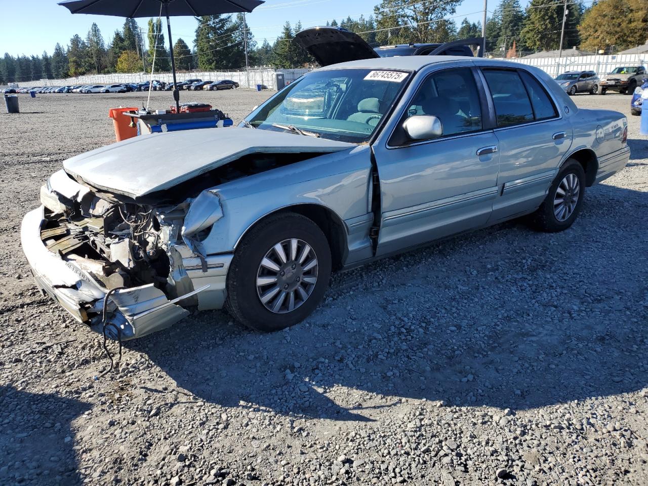 1995 Mercury Grand Marquis Gs Silver vin: 2MELM74W0SX682633