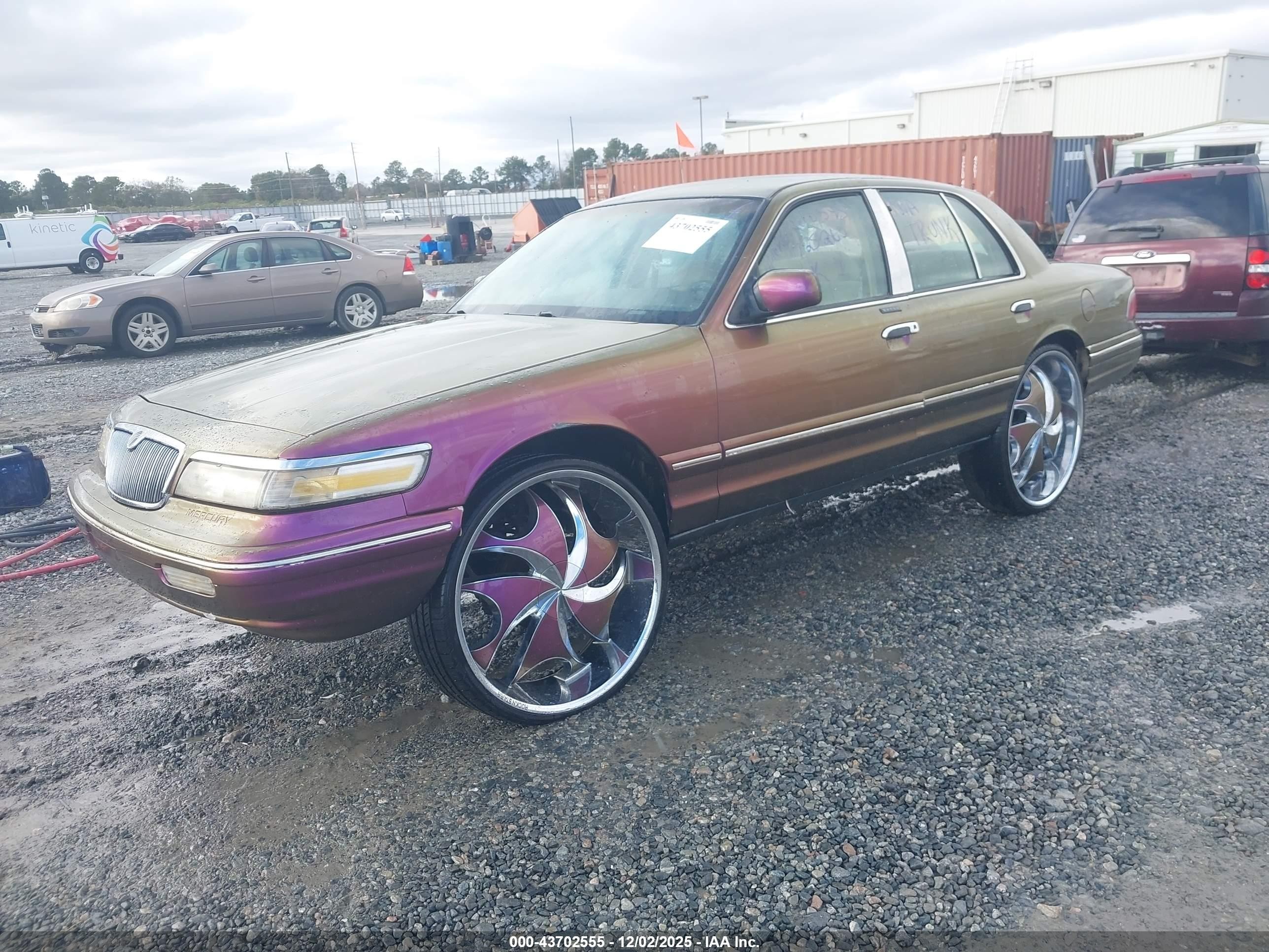 1997 Mercury Grand Marquis Gs Green vin: 2MELM74W0VX725260