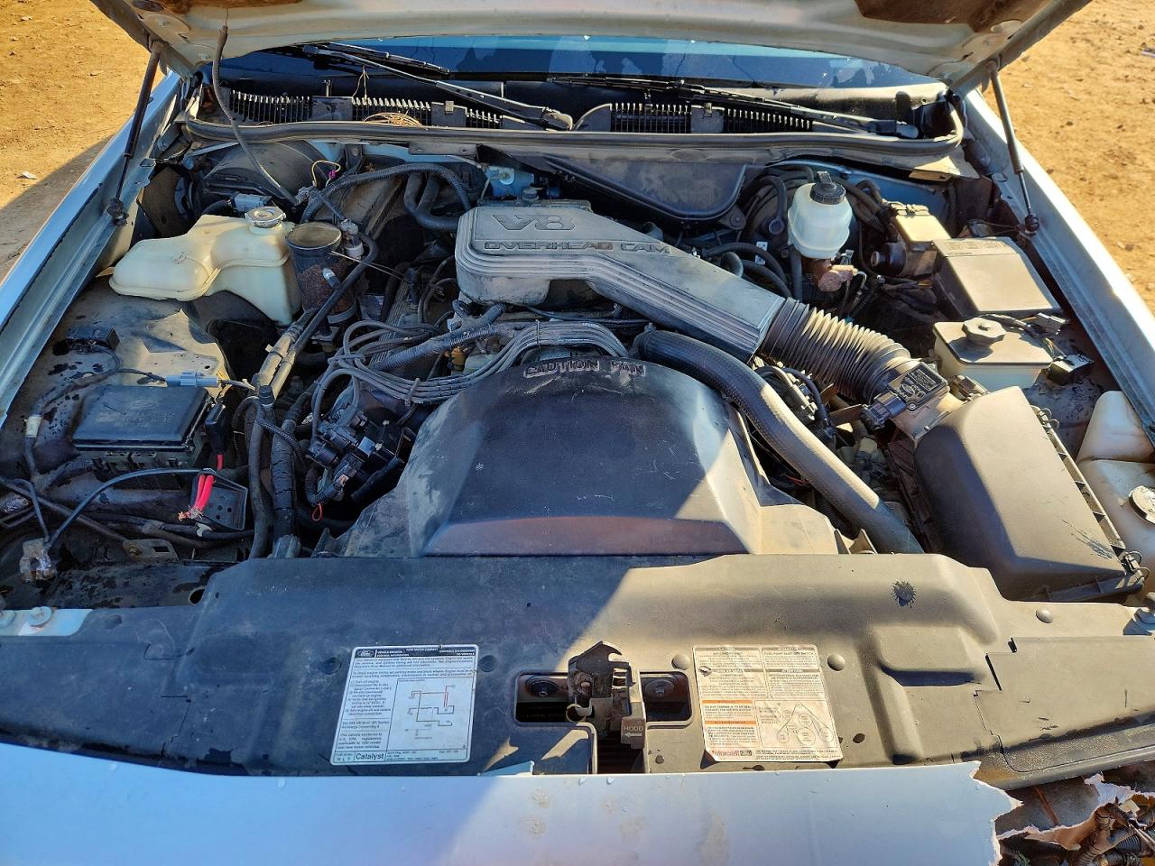 1992 Mercury Grand Marquis Gs Blue vin: 2MELM74W1NX756226