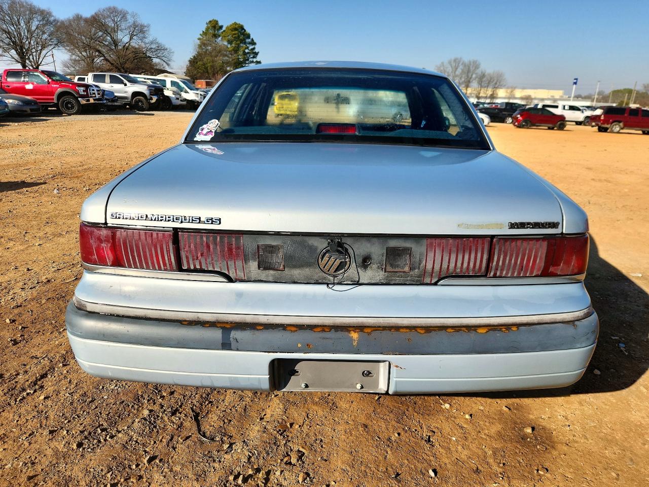 1992 Mercury Grand Marquis Gs Blue vin: 2MELM74W1NX756226