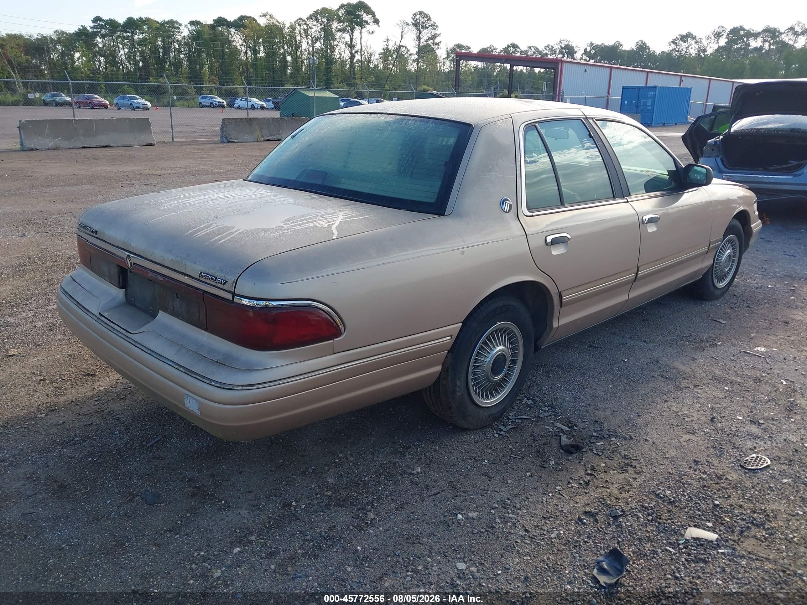 1996 Mercury Grand Marquis Gs Gold vin: 2MELM74W2TX634259