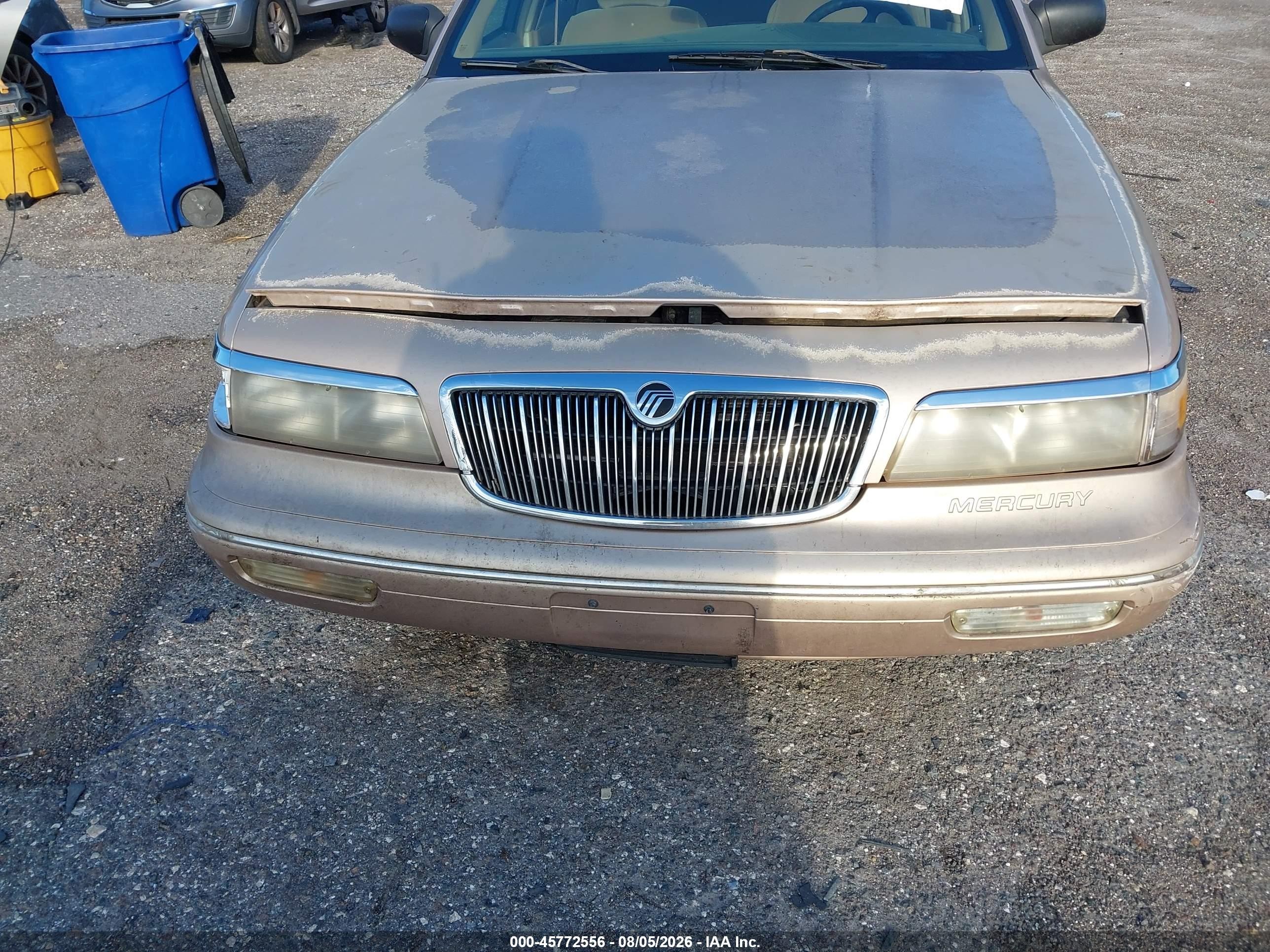 1996 Mercury Grand Marquis Gs Gold vin: 2MELM74W2TX634259