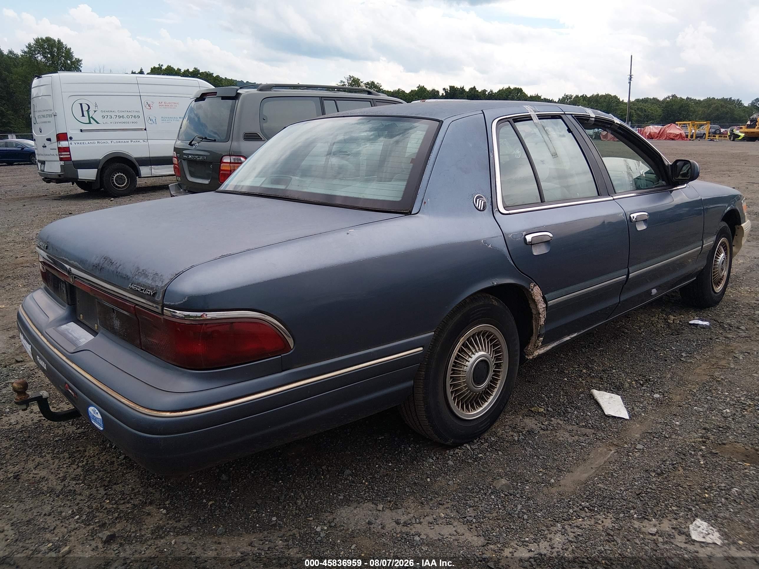 1996 Mercury Grand Marquis Gs Blue vin: 2MELM74W2TX703161