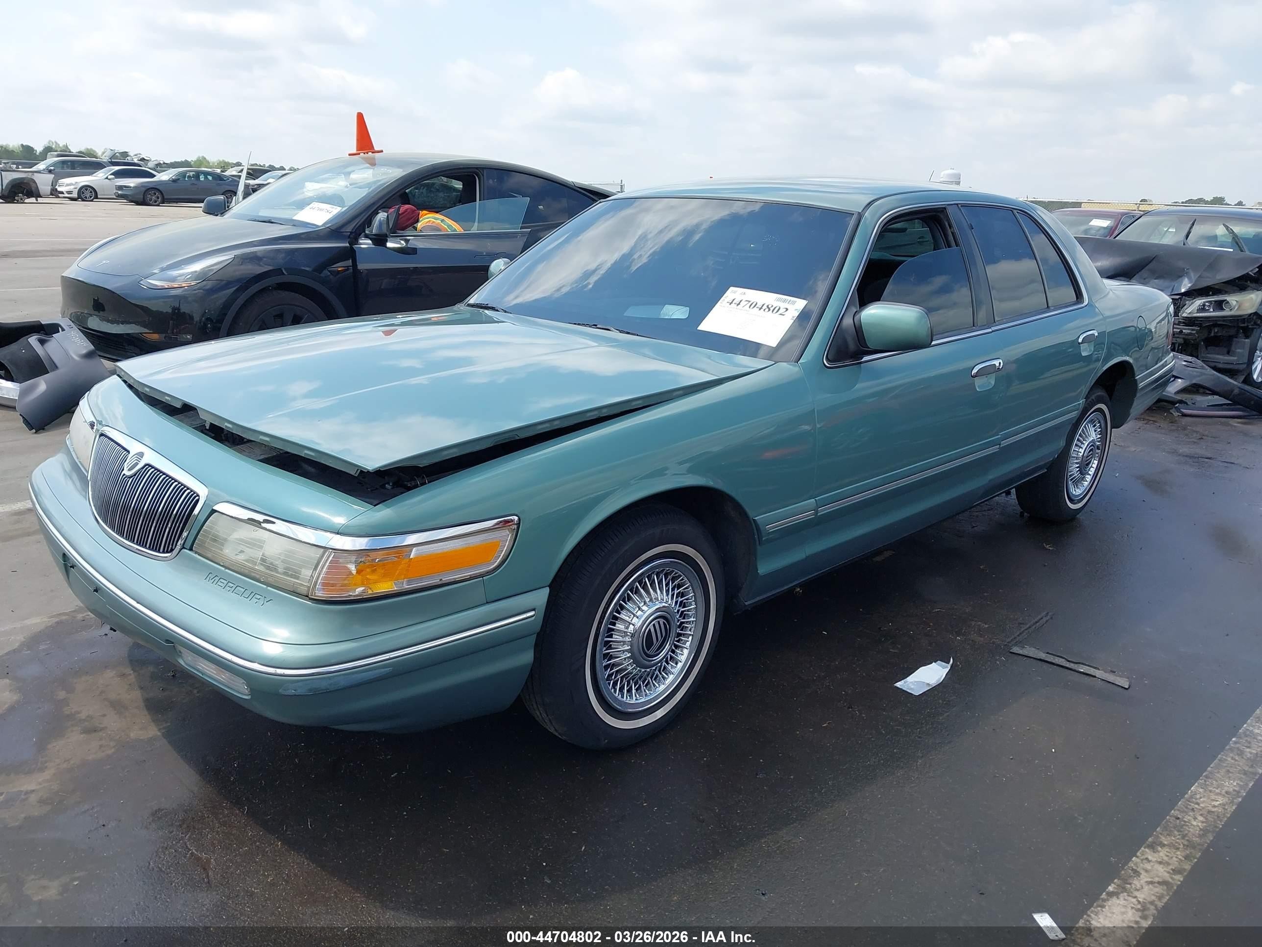 1997 Mercury Grand Marquis Gs Green vin: 2MELM74W5VX607849