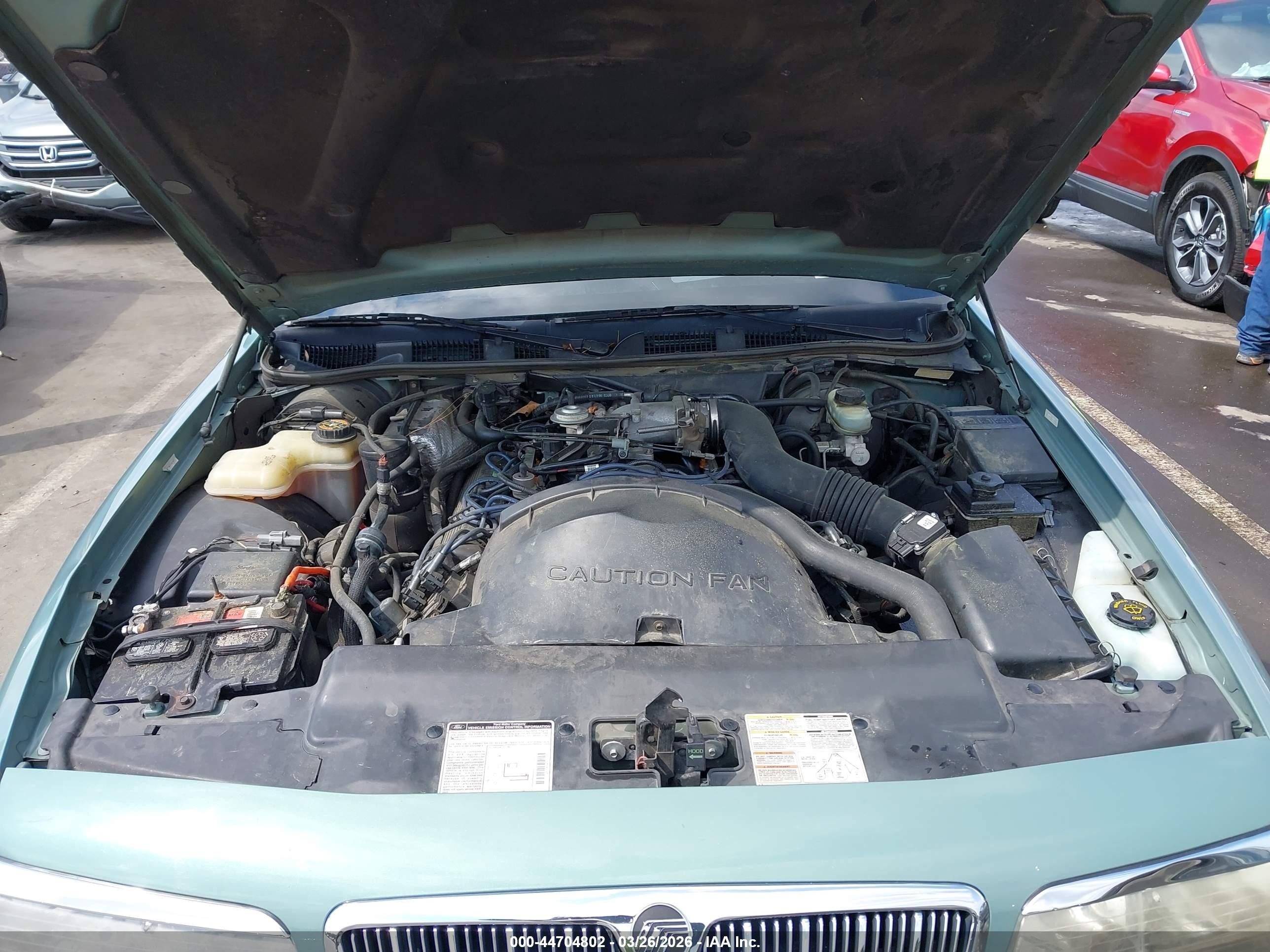 1997 Mercury Grand Marquis Gs Green vin: 2MELM74W5VX607849