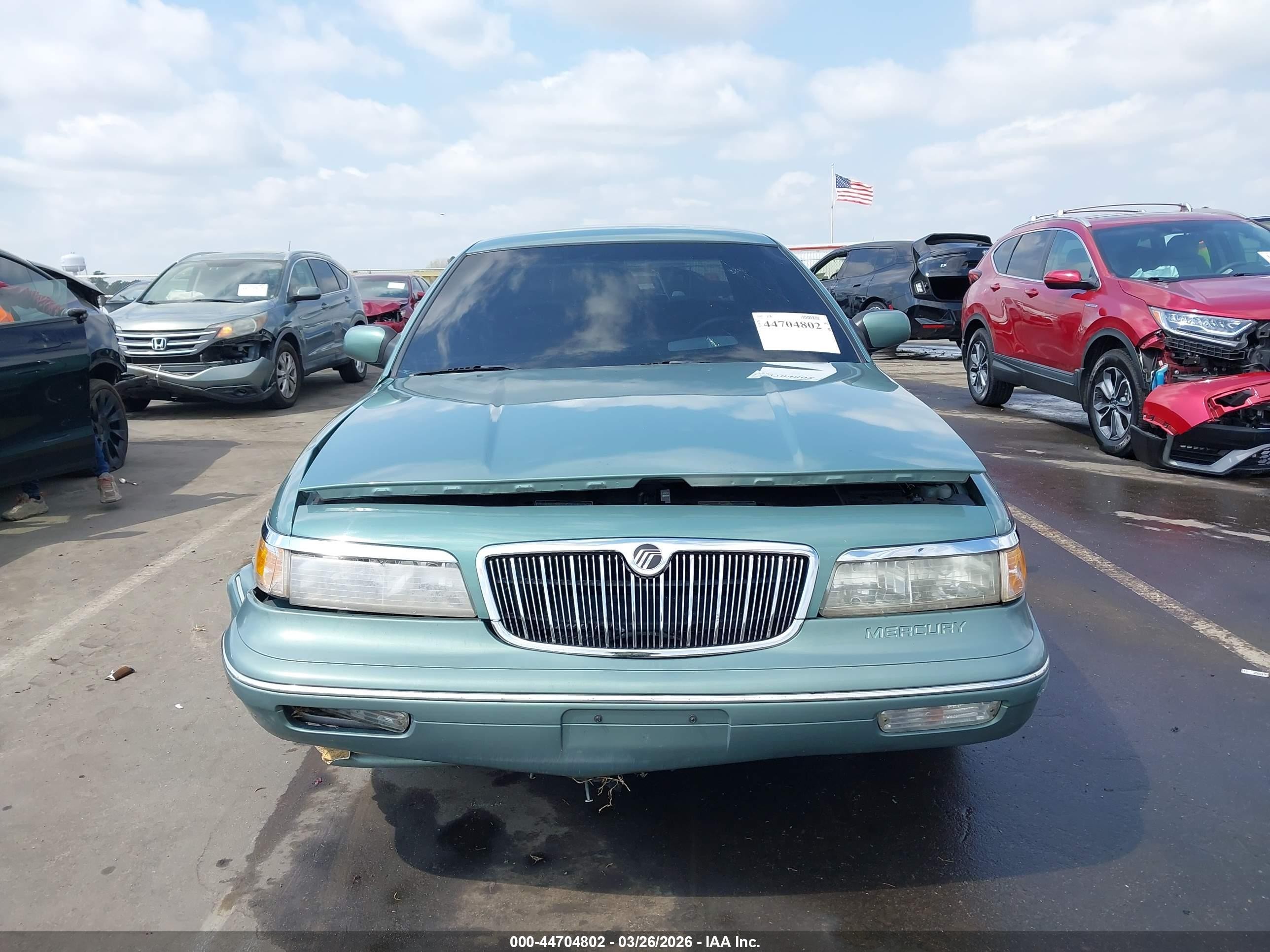 1997 Mercury Grand Marquis Gs Green vin: 2MELM74W5VX607849