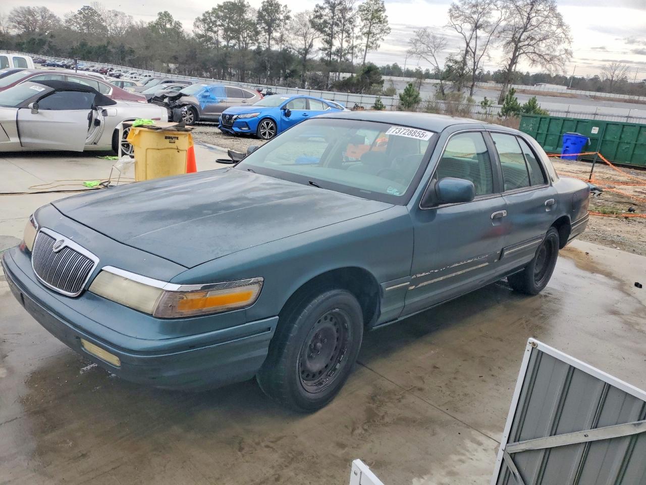 1995 Mercury Grand Marquis Gs Зеленый vin: 2MELM74W6SX675850