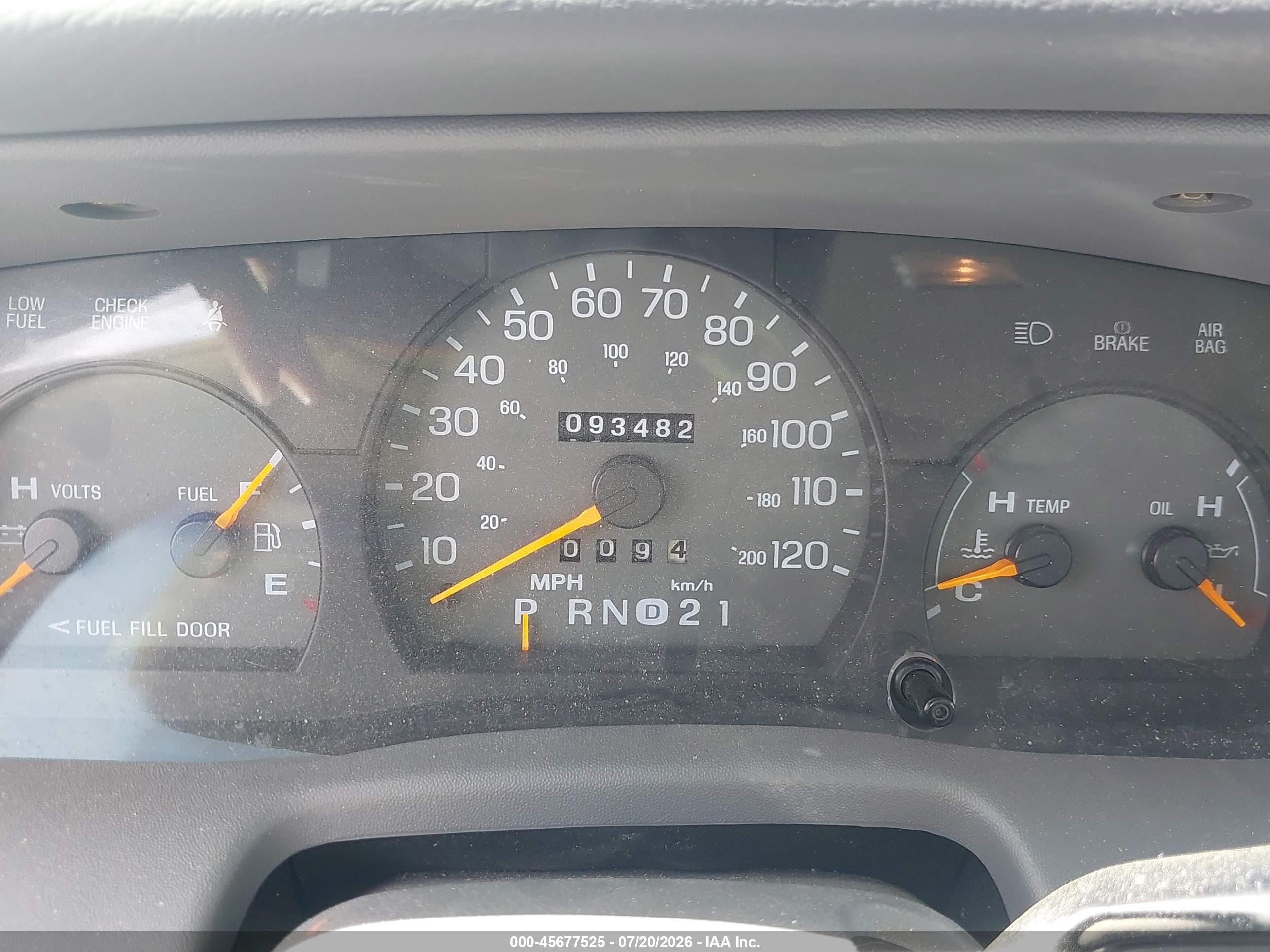 1997 Mercury Grand Marquis Gs Silver vin: 2MELM74W6VX720452