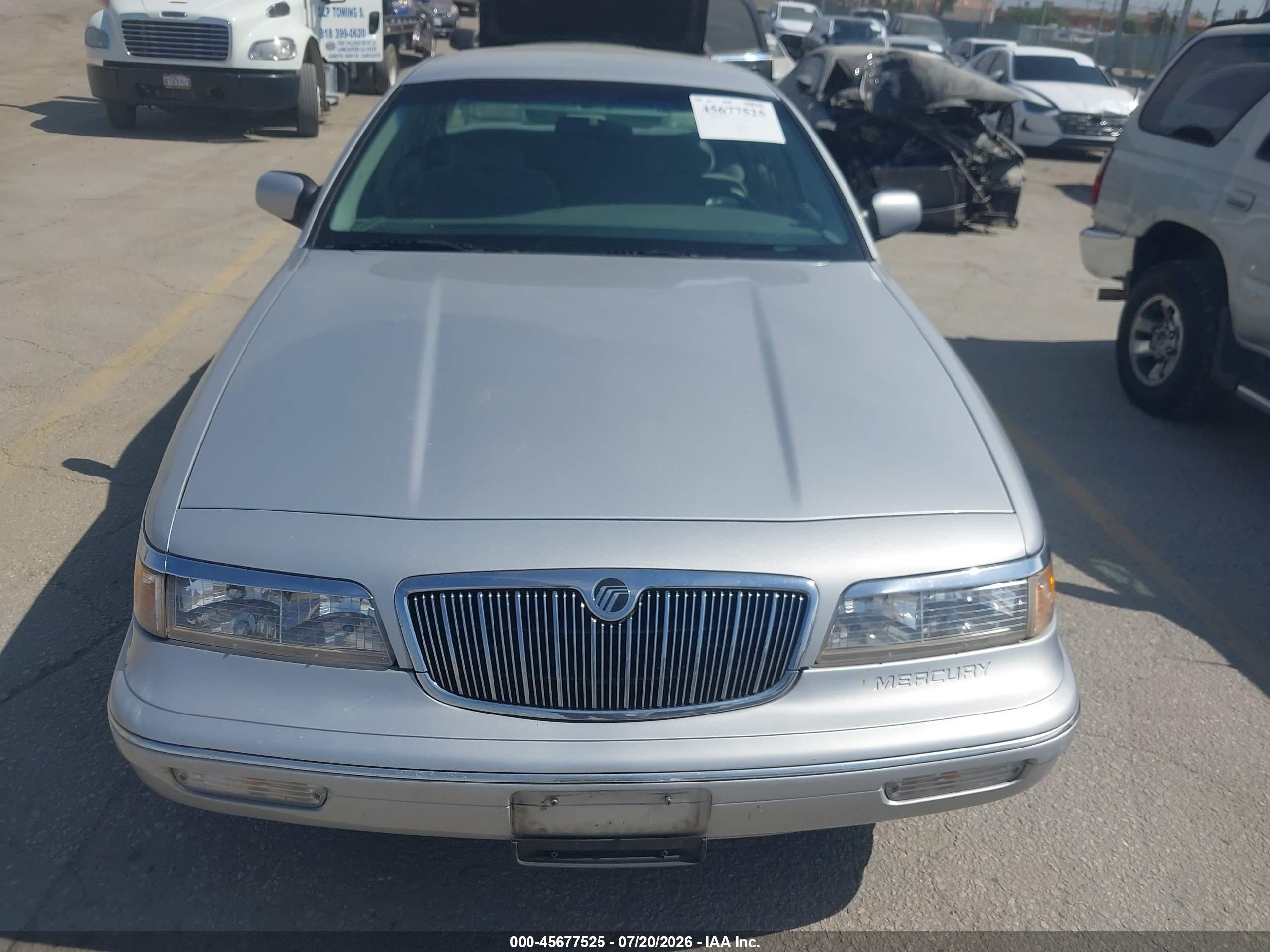 1997 Mercury Grand Marquis Gs Silver vin: 2MELM74W6VX720452