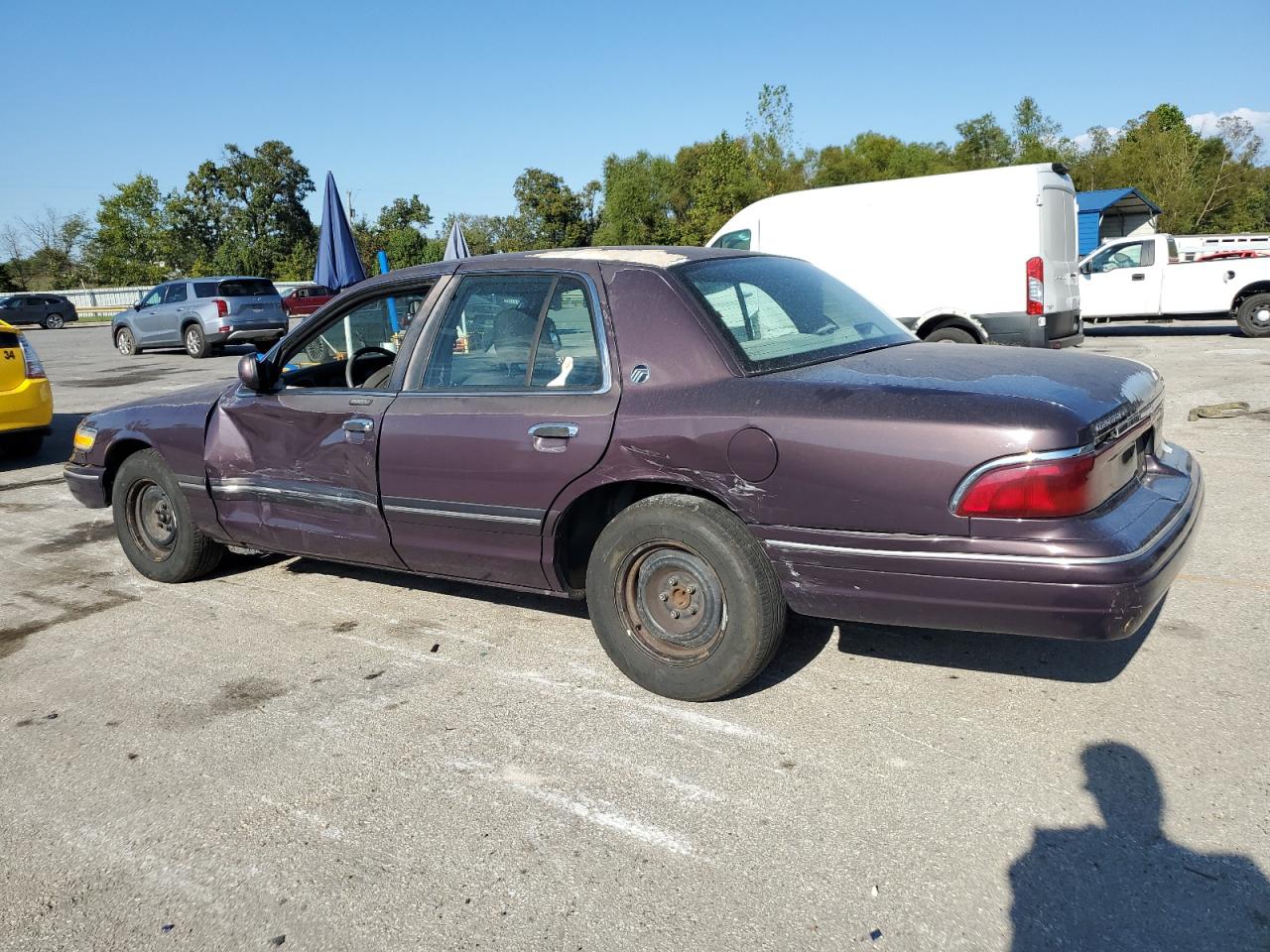1995 Mercury Grand Marquis Gs Purple vin: 2MELM74W8SX614533