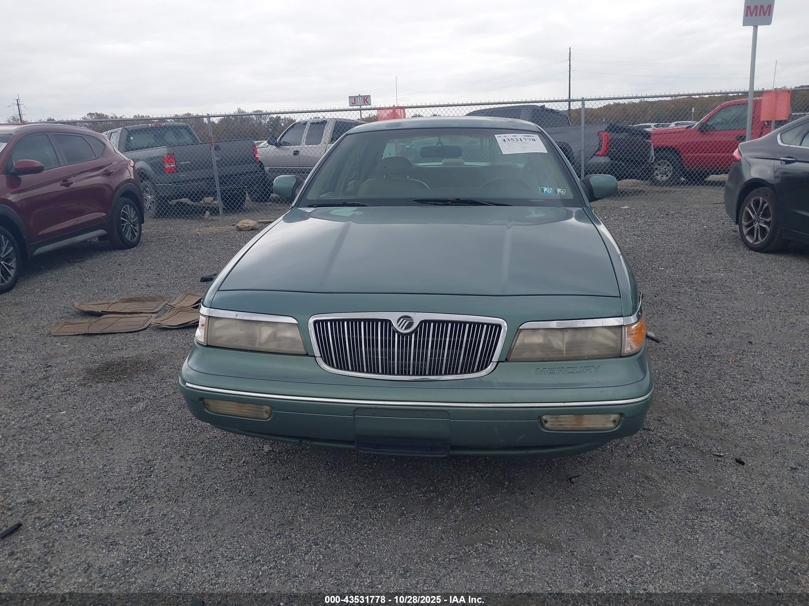 1997 Mercury Grand Marquis Ls Green vin: 2MELM75W1VX645870