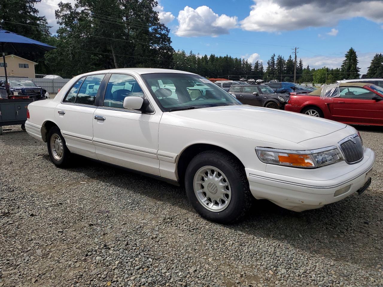 1997 Mercury Grand Marquis Ls White vin: 2MELM75W1VX741658