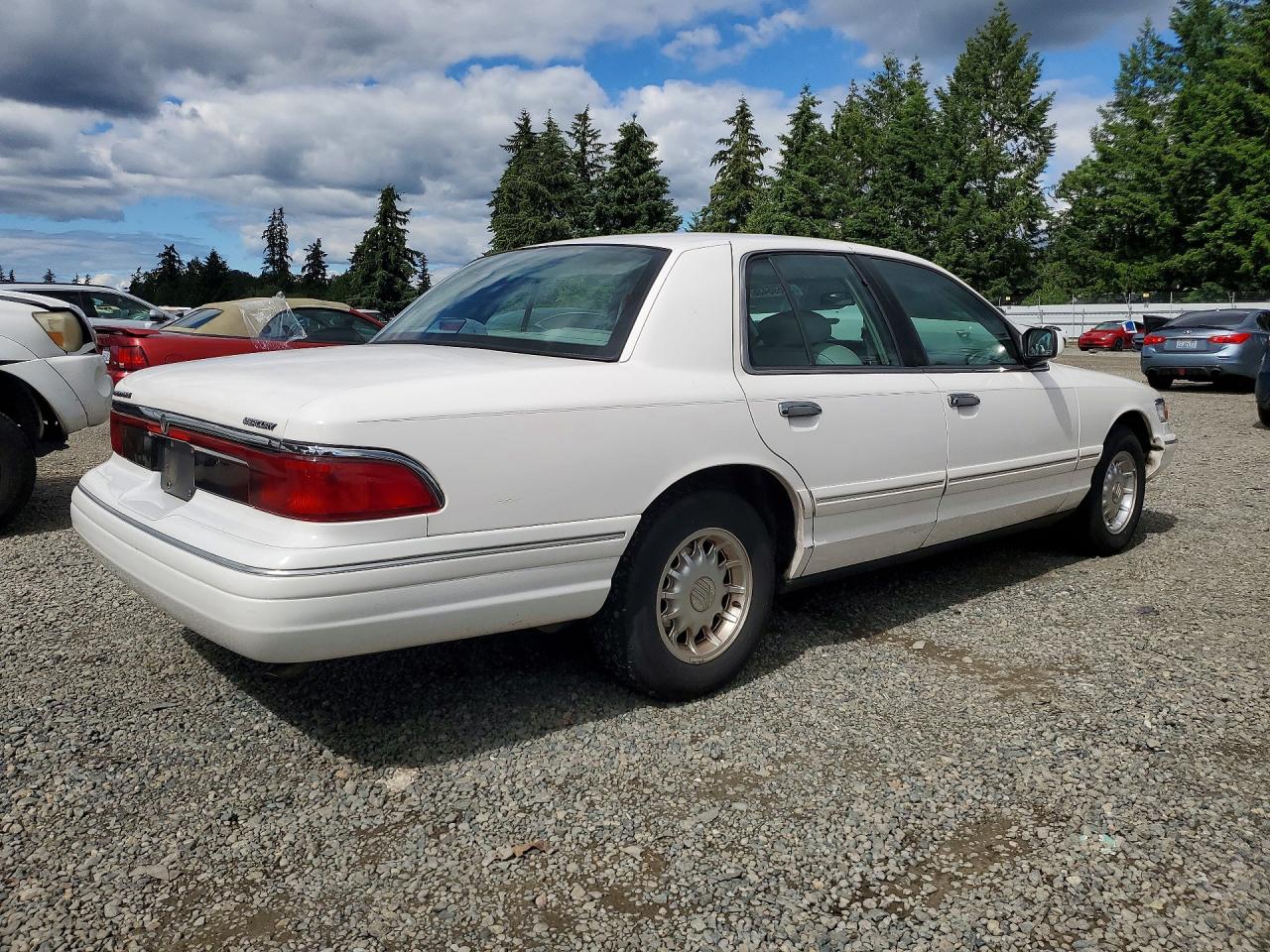 1997 Mercury Grand Marquis Ls White vin: 2MELM75W1VX741658