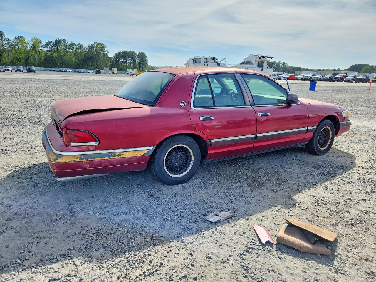 1994 Mercury Grand Marquis Ls Burgundy vin: 2MELM75W2RX674882