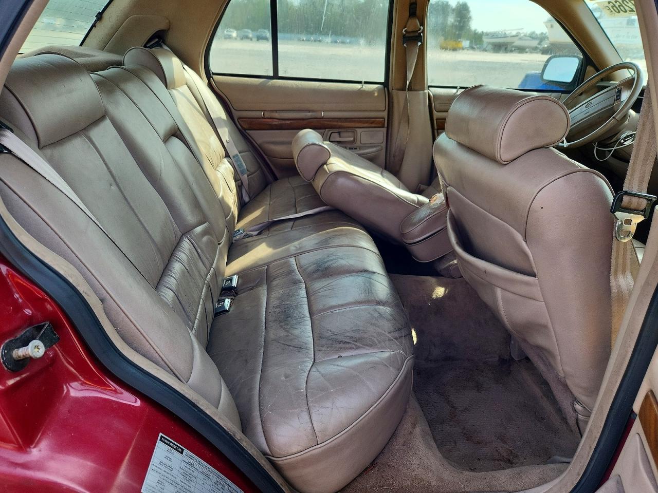 1994 Mercury Grand Marquis Ls Burgundy vin: 2MELM75W2RX674882