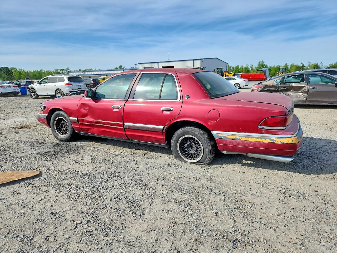 1994 Mercury Grand Marquis Ls Burgundy vin: 2MELM75W2RX674882