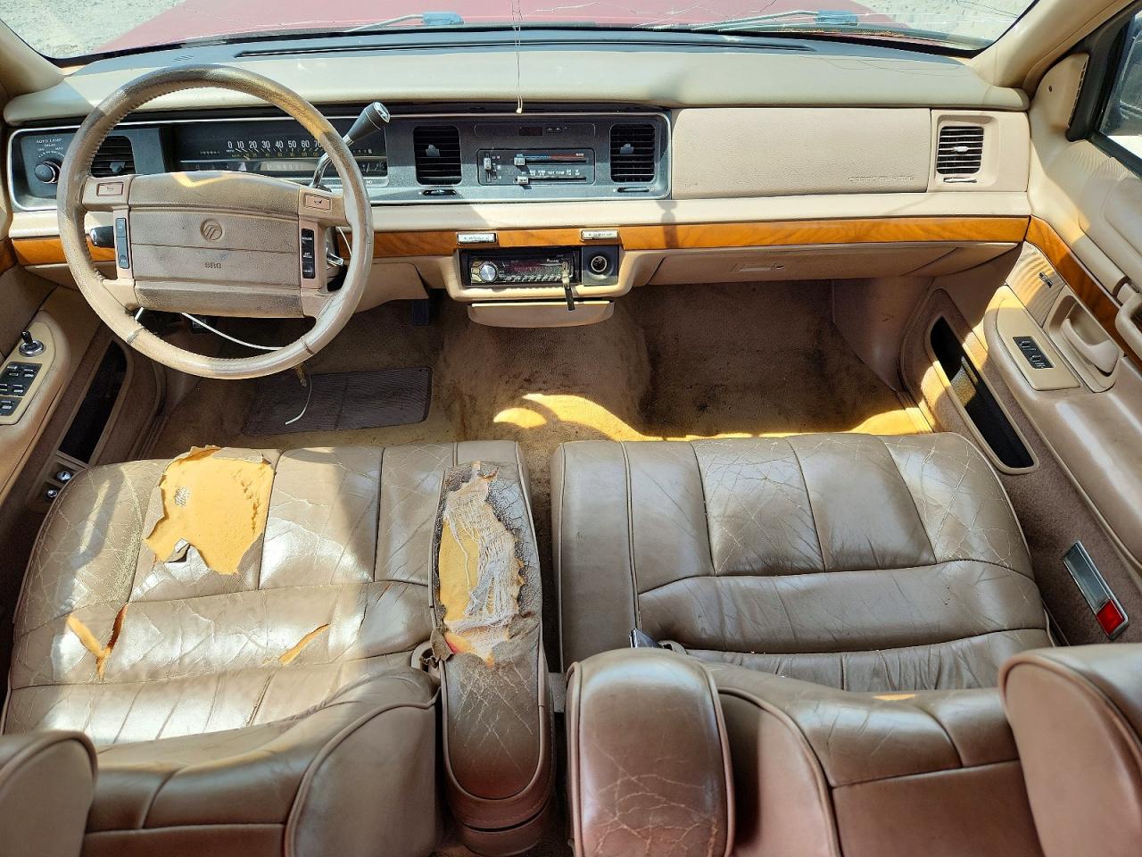 1994 Mercury Grand Marquis Ls Burgundy vin: 2MELM75W2RX674882
