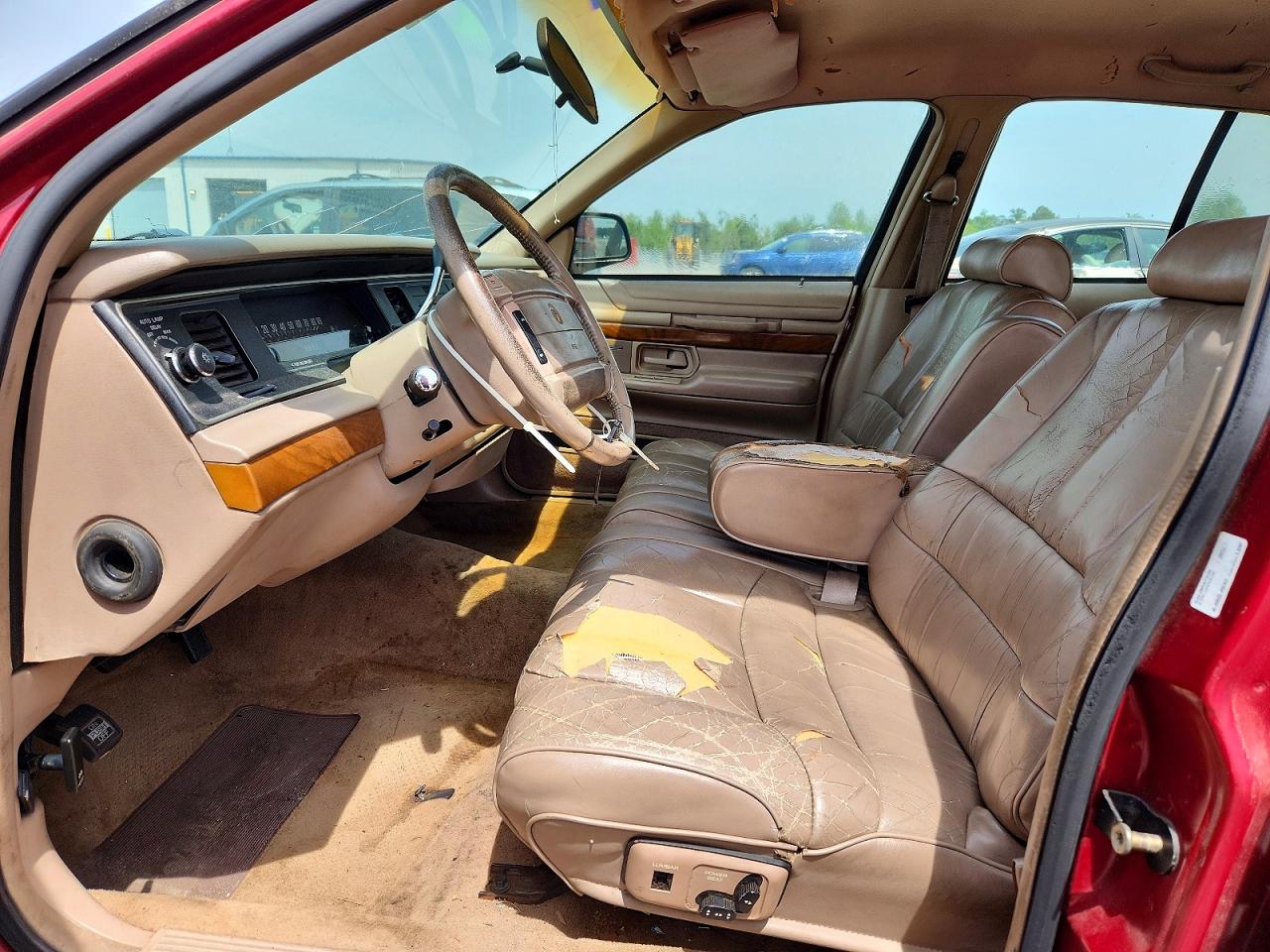 1994 Mercury Grand Marquis Ls Burgundy vin: 2MELM75W2RX674882