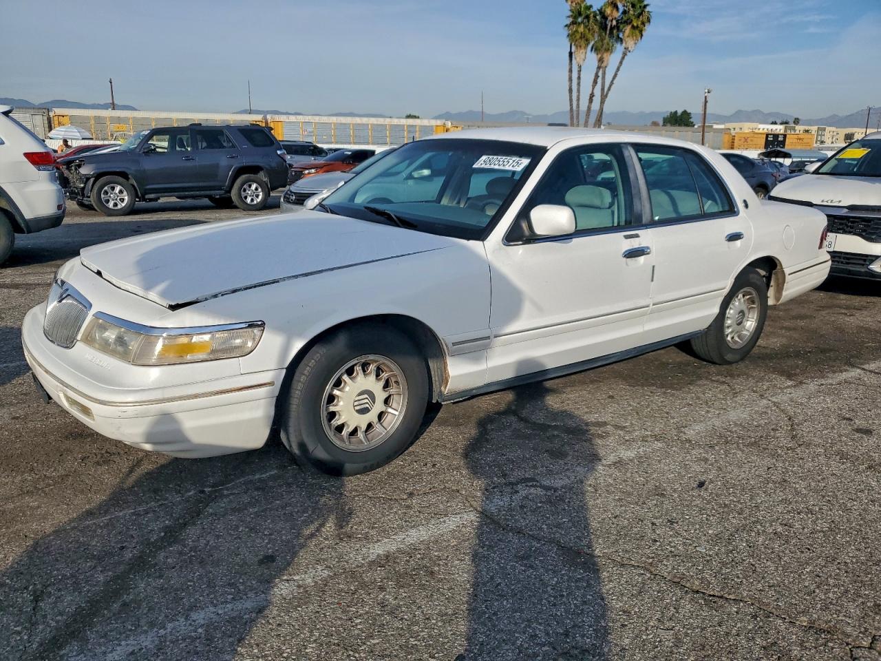 1995 Mercury Grand Marquis Ls White vin: 2MELM75W2SX689520