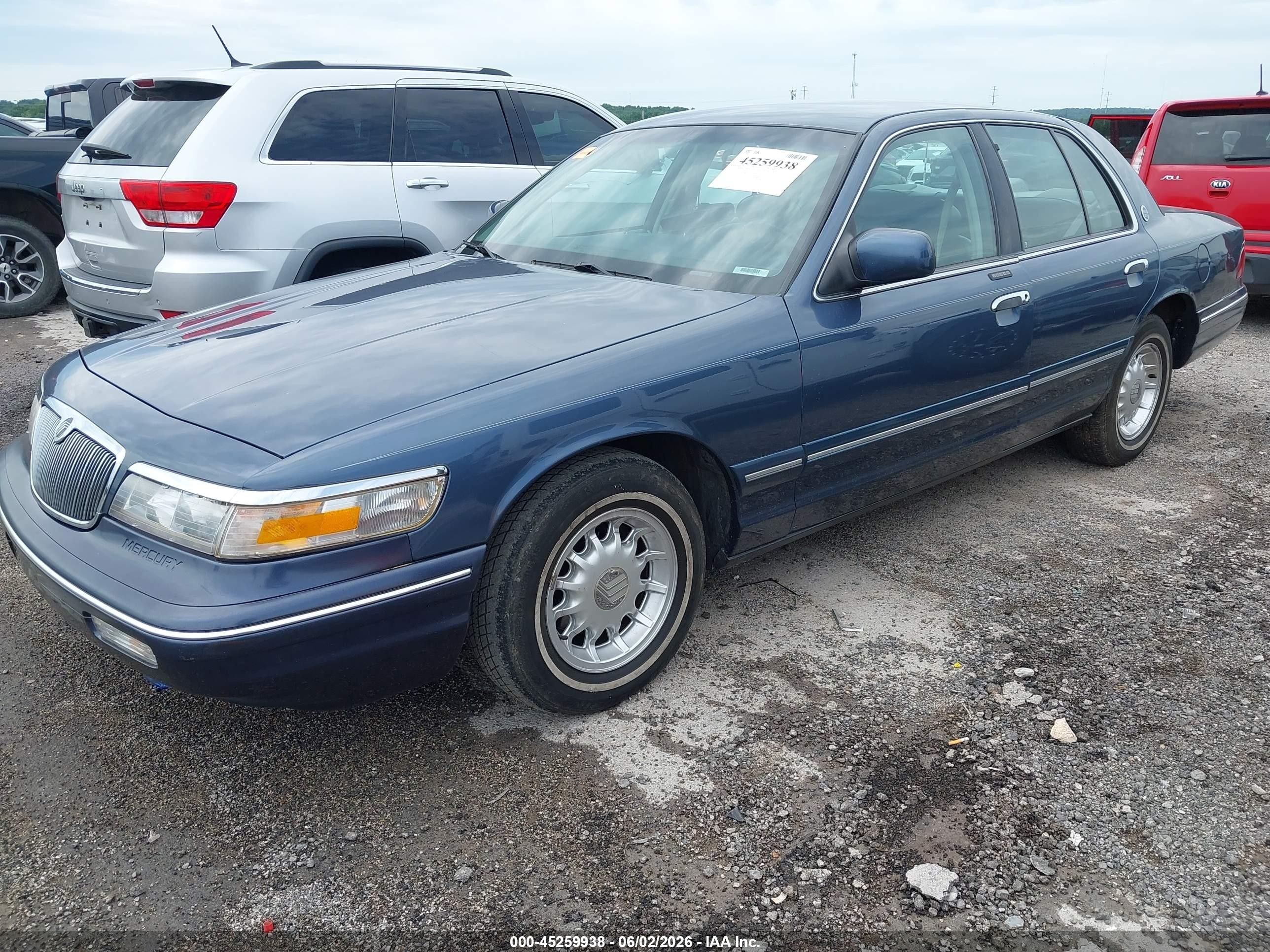 1996 Mercury Grand Marquis Ls/bayshore Blue vin: 2MELM75W2TX649178