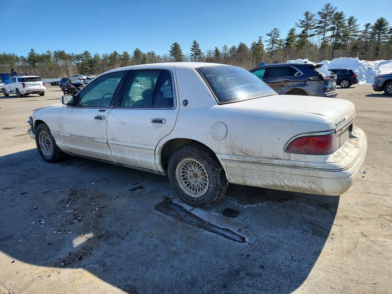 1995 Mercury Grand Marquis Ls Белый vin: 2MELM75W3SX638690