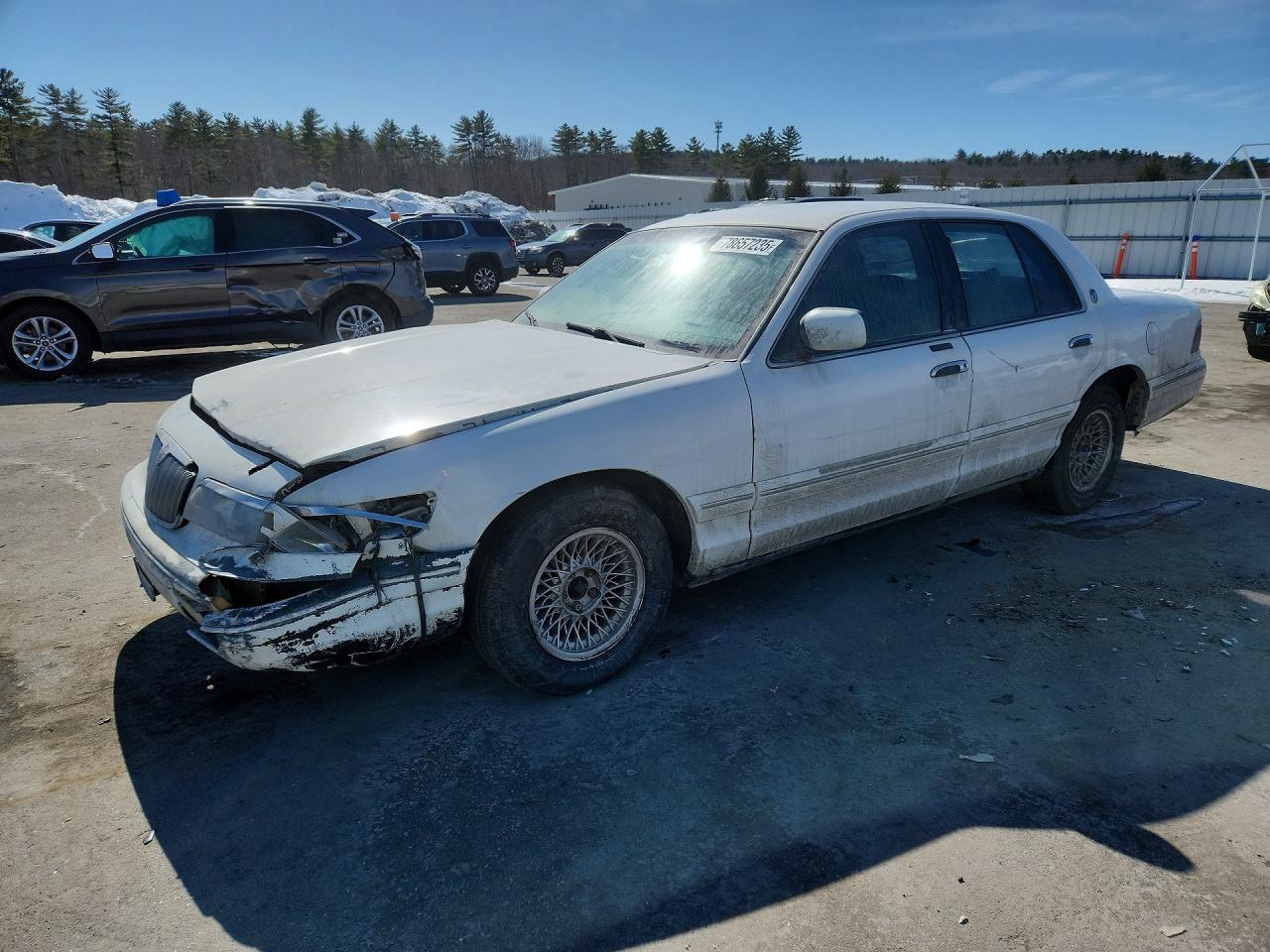 1995 Mercury Grand Marquis Ls White vin: 2MELM75W3SX638690