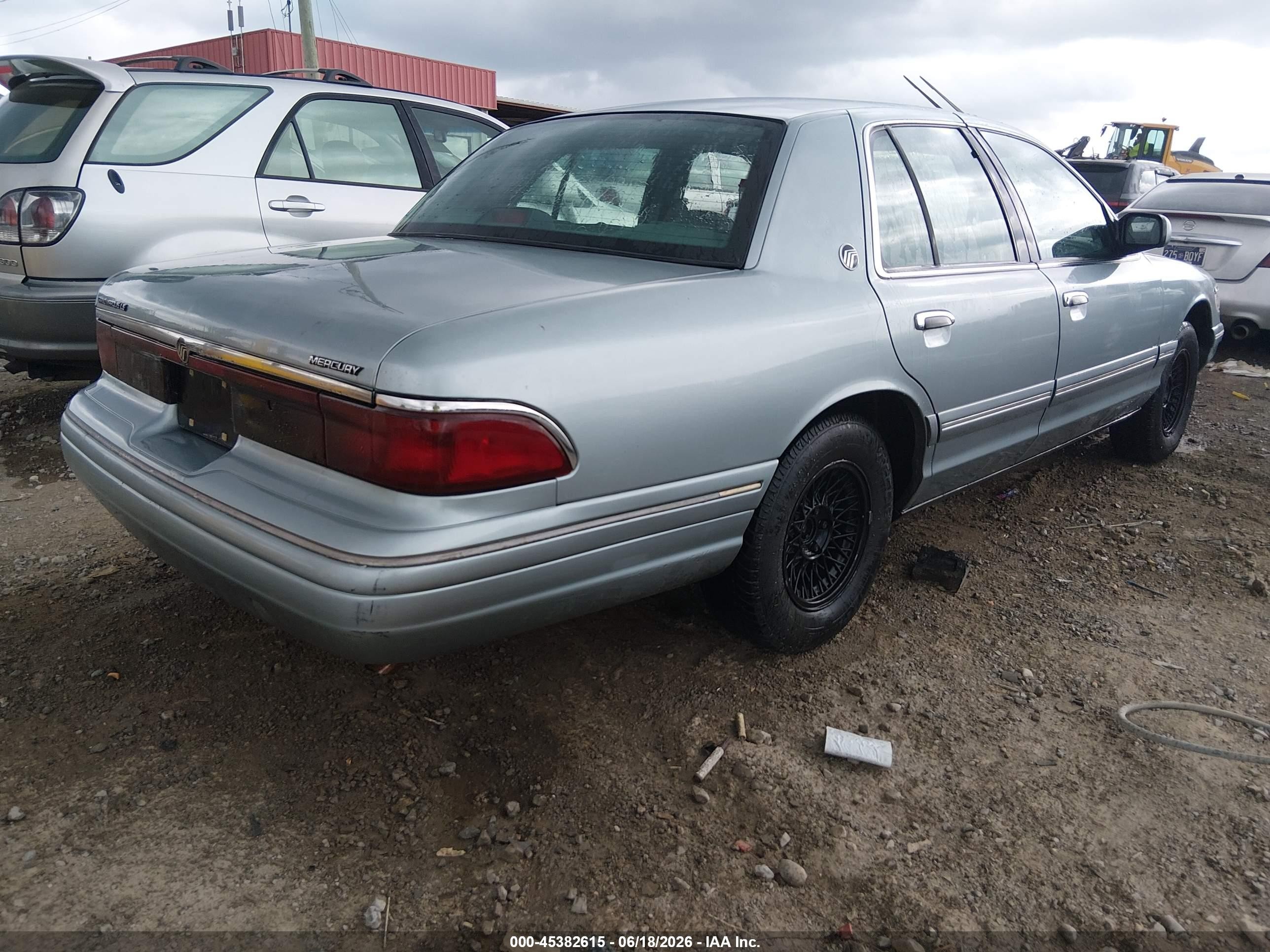 1996 Mercury Grand Marquis Ls/bayshore Light Blue vin: 2MELM75W3TX645107