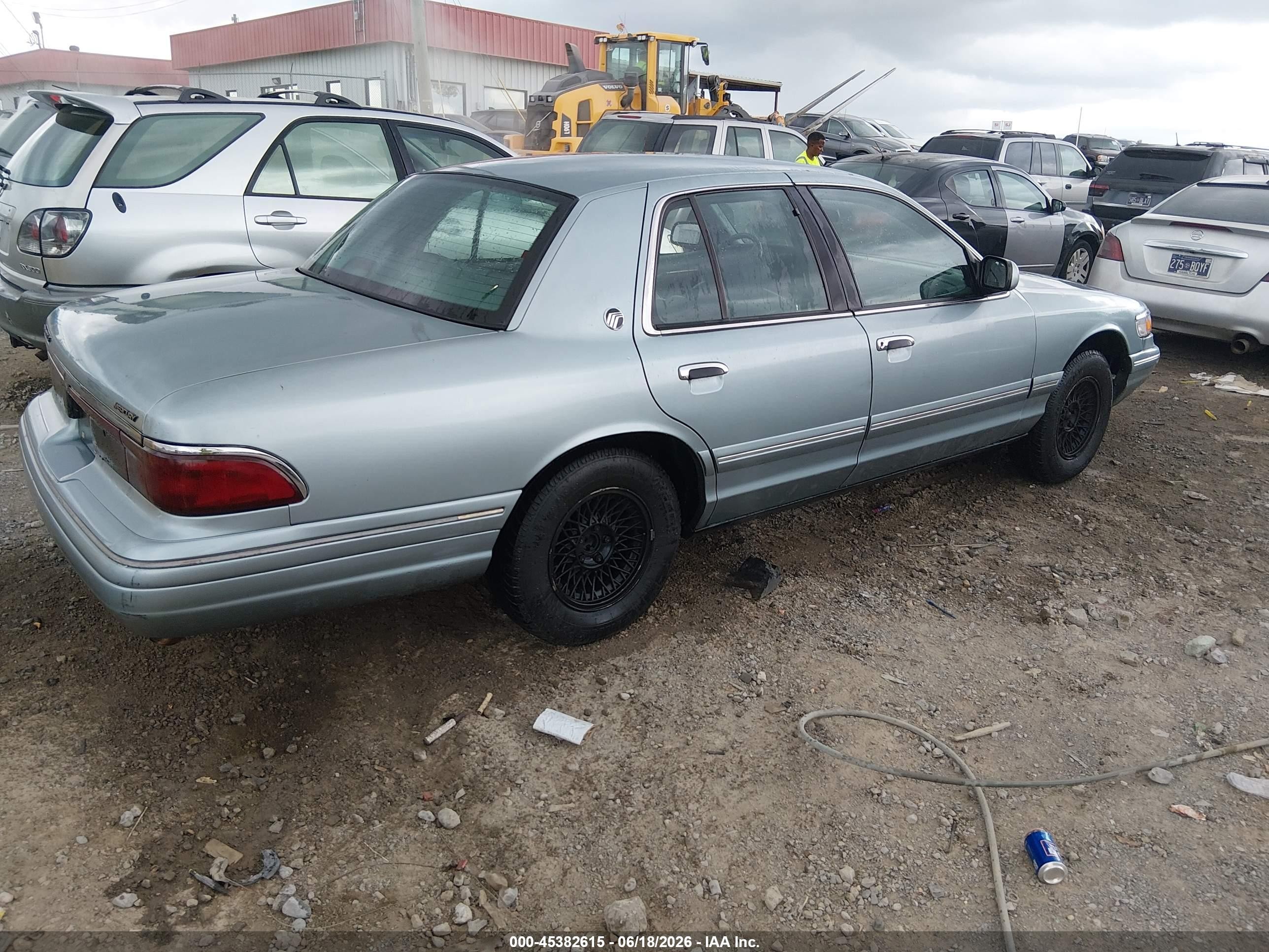 1996 Mercury Grand Marquis Ls/bayshore Light Blue vin: 2MELM75W3TX645107