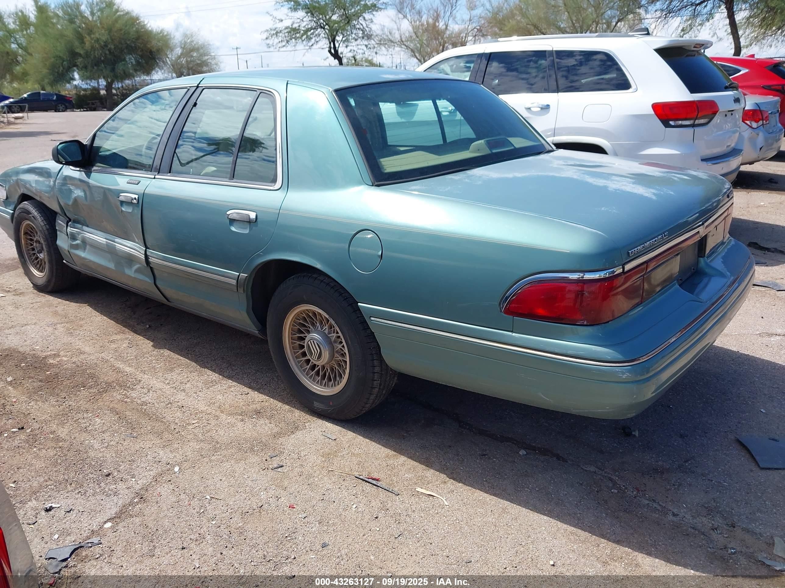 1997 Mercury Grand Marquis Ls Бирюзовый vin: 2MELM75W3VX609047