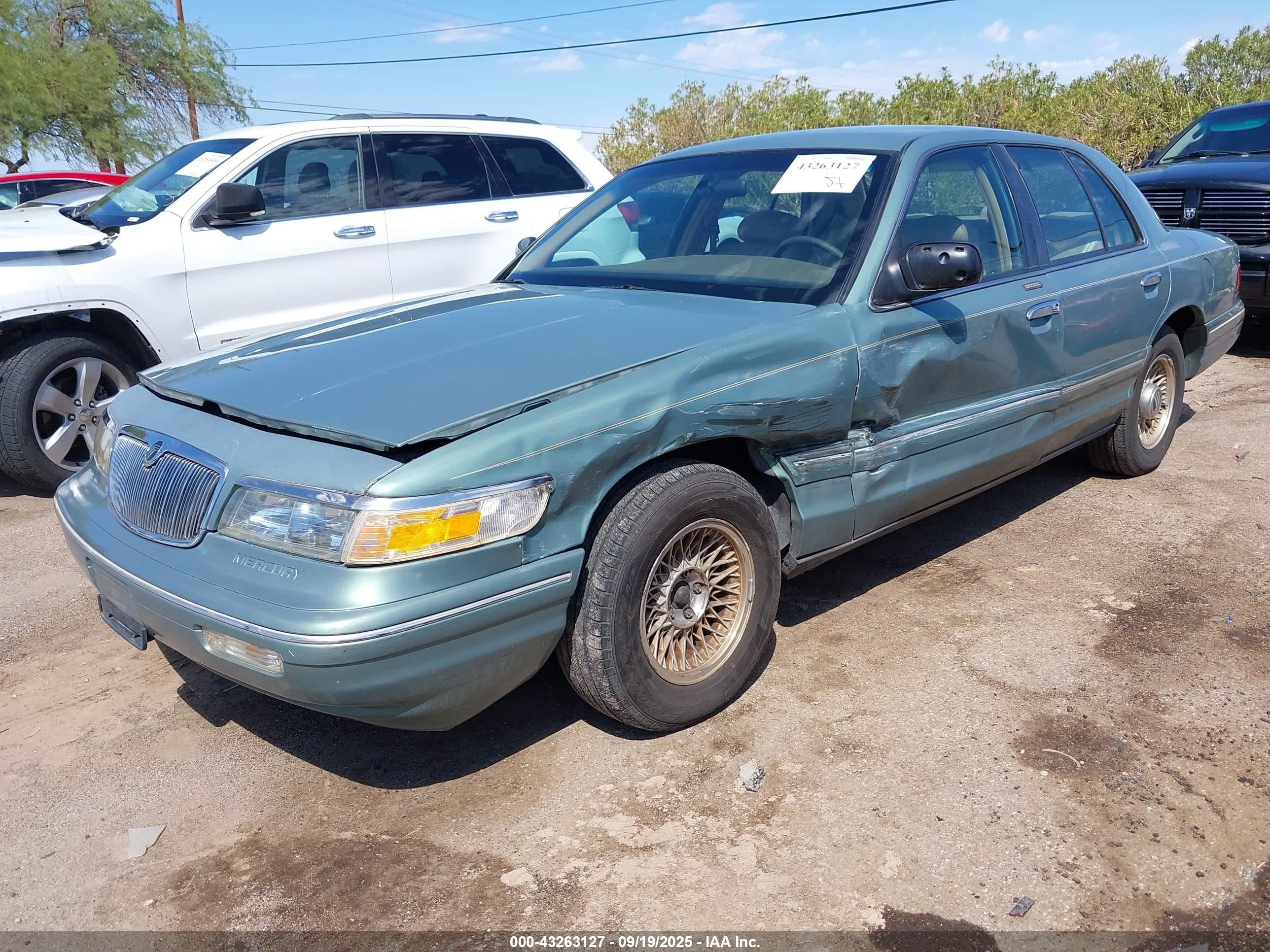 1997 Mercury Grand Marquis Ls Бирюзовый vin: 2MELM75W3VX609047