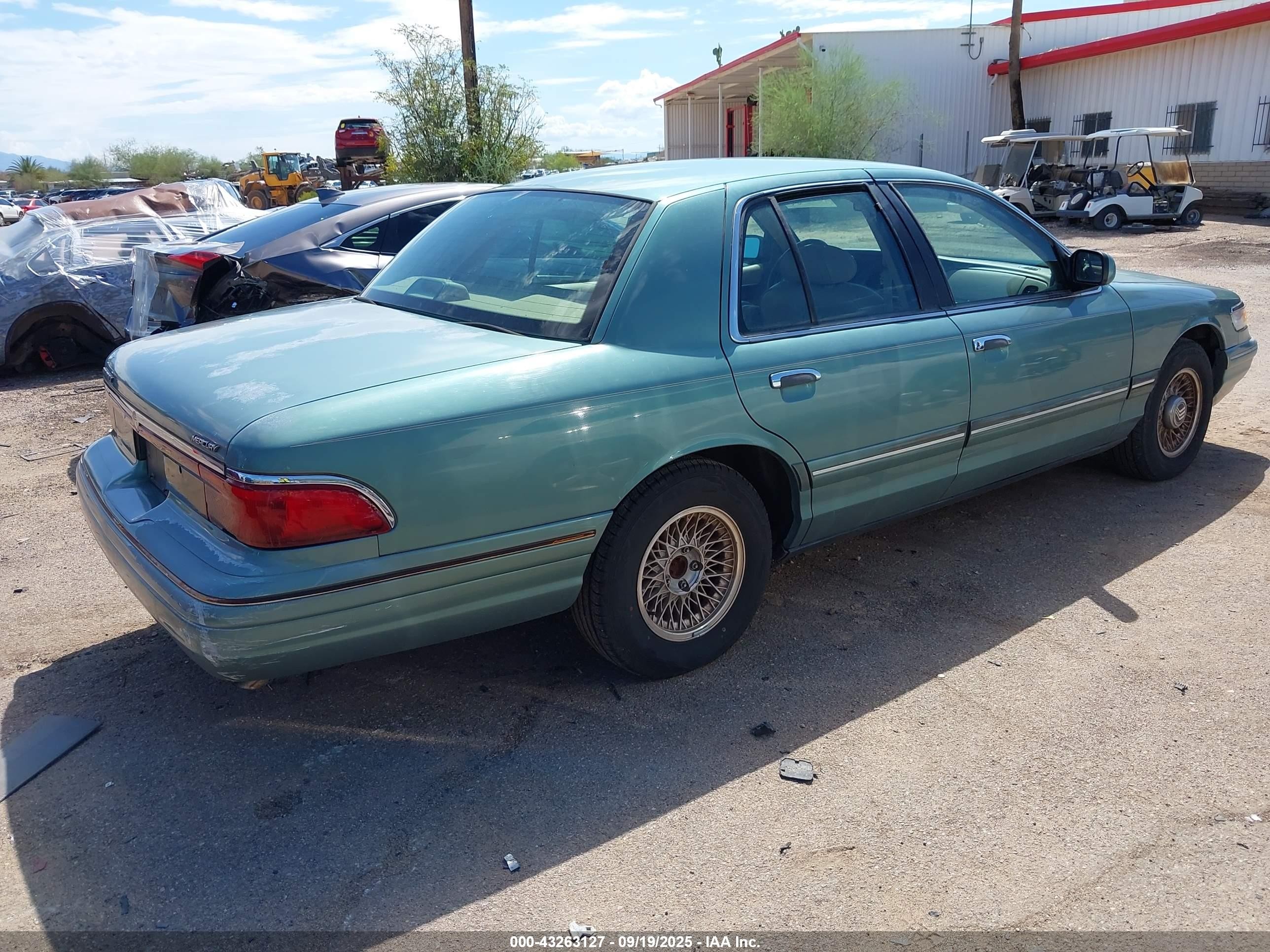 1997 Mercury Grand Marquis Ls Бирюзовый vin: 2MELM75W3VX609047