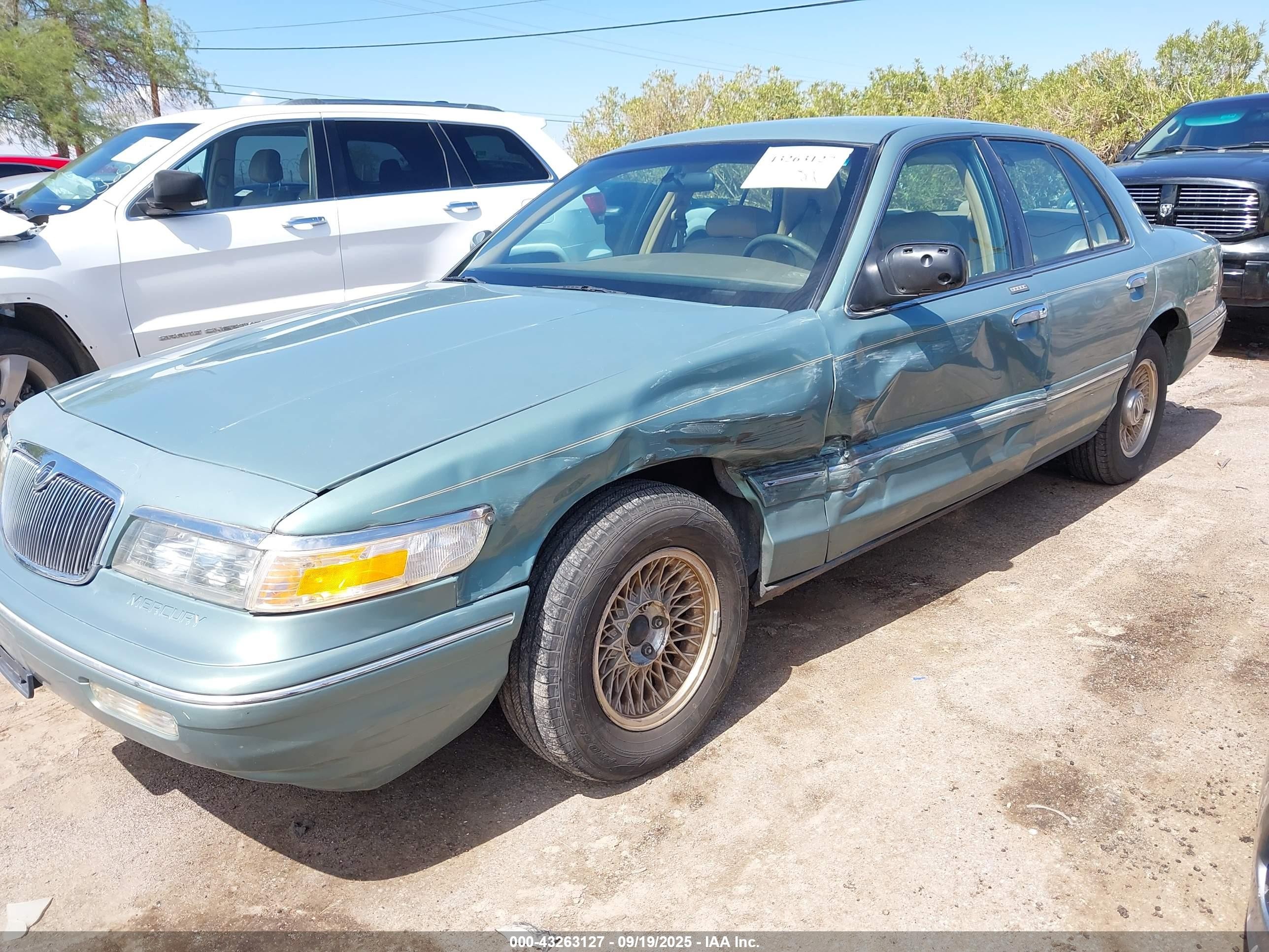 1997 Mercury Grand Marquis Ls Бирюзовый vin: 2MELM75W3VX609047