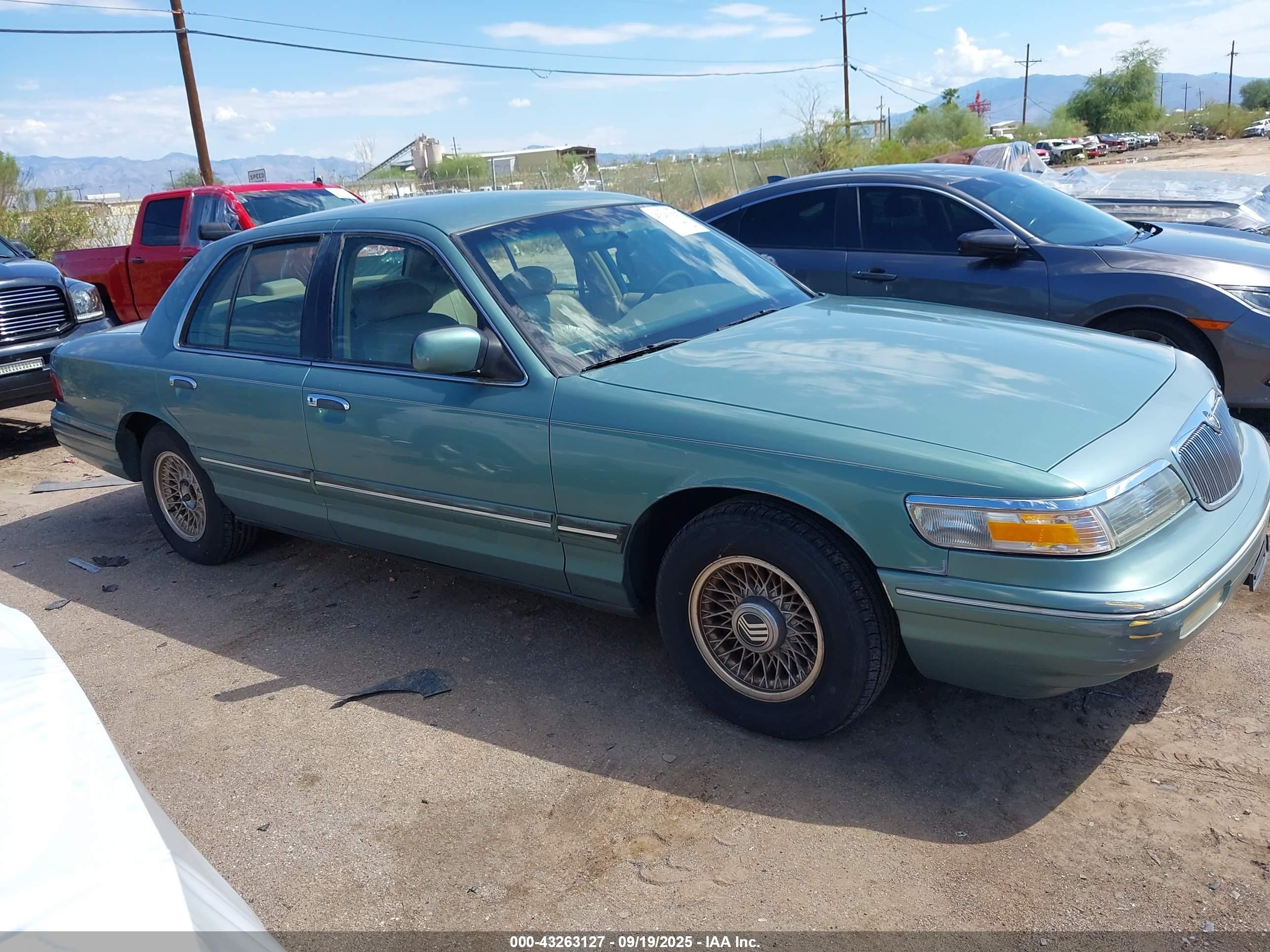 1997 Mercury Grand Marquis Ls Бирюзовый vin: 2MELM75W3VX609047