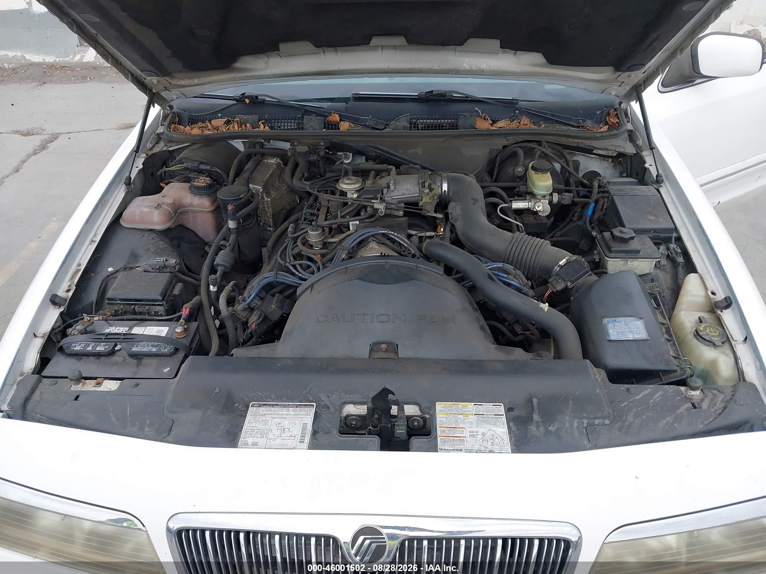 1997 Mercury Grand Marquis Ls White vin: 2MELM75W3VX645952