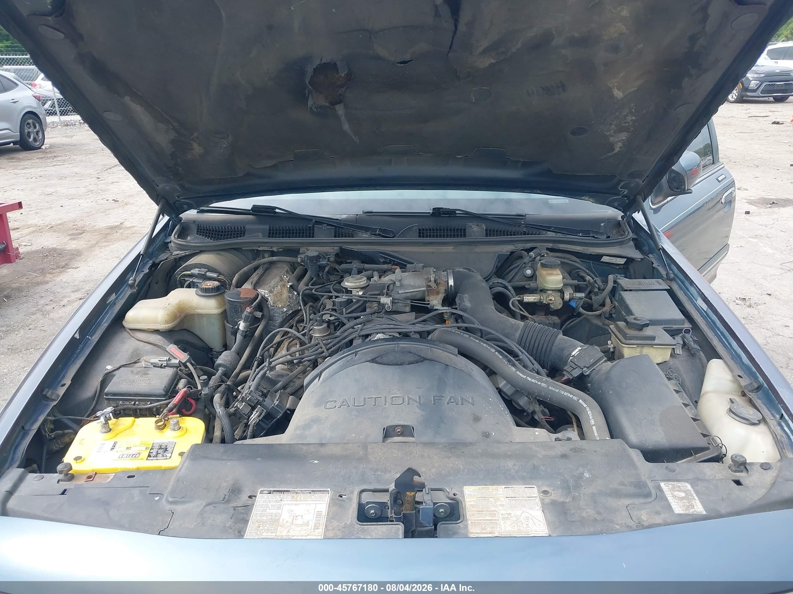 1997 Mercury Grand Marquis Ls Blue vin: 2MELM75W3VX648947