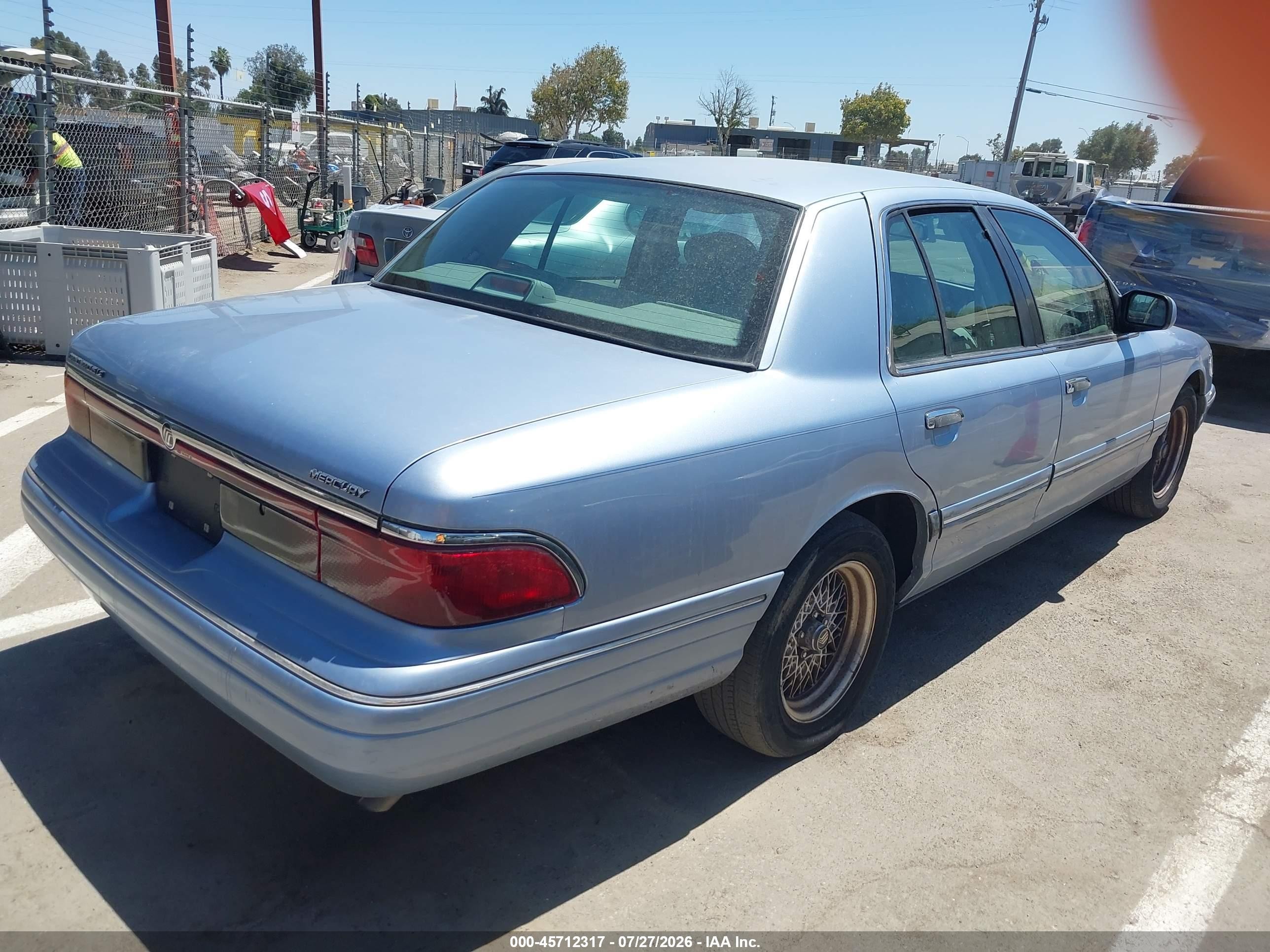 1997 Mercury Grand Marquis Ls Blue vin: 2MELM75W3VX654232