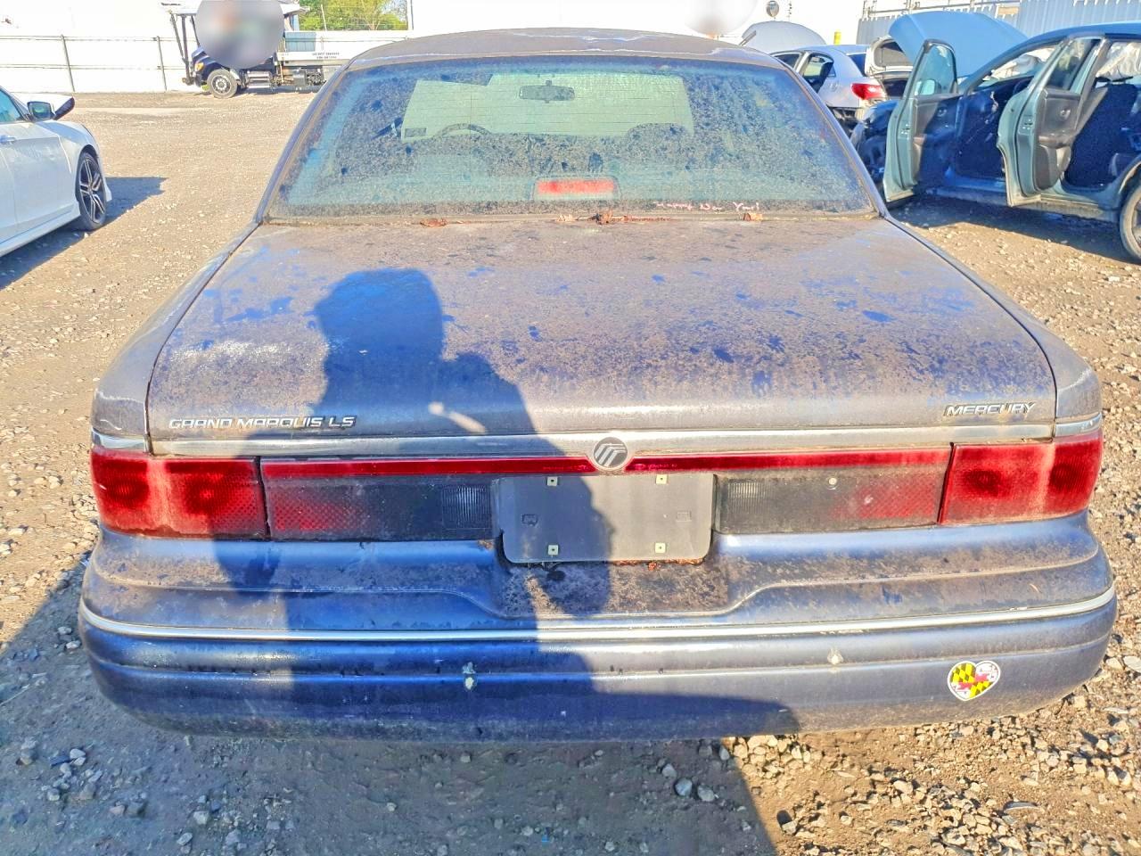 1997 Mercury Grand Marquis Ls Blue vin: 2MELM75W4VX663585