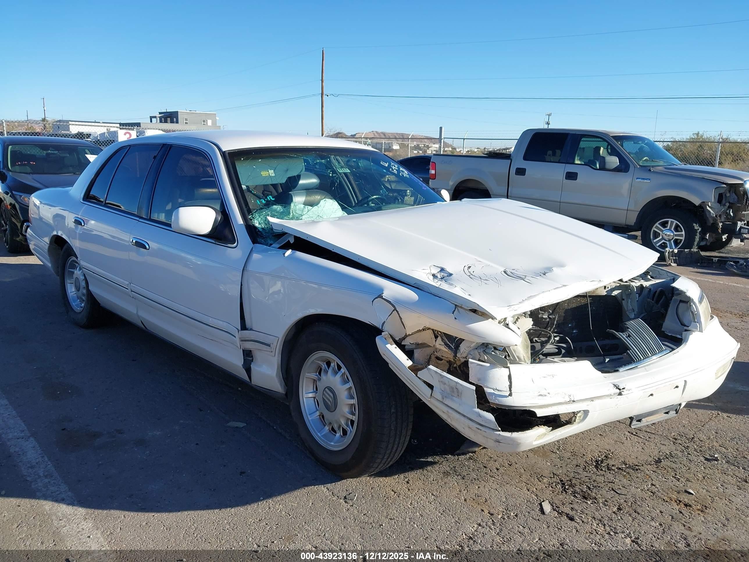 1997 Mercury Grand Marquis Ls White vin: 2MELM75W4VX718973
