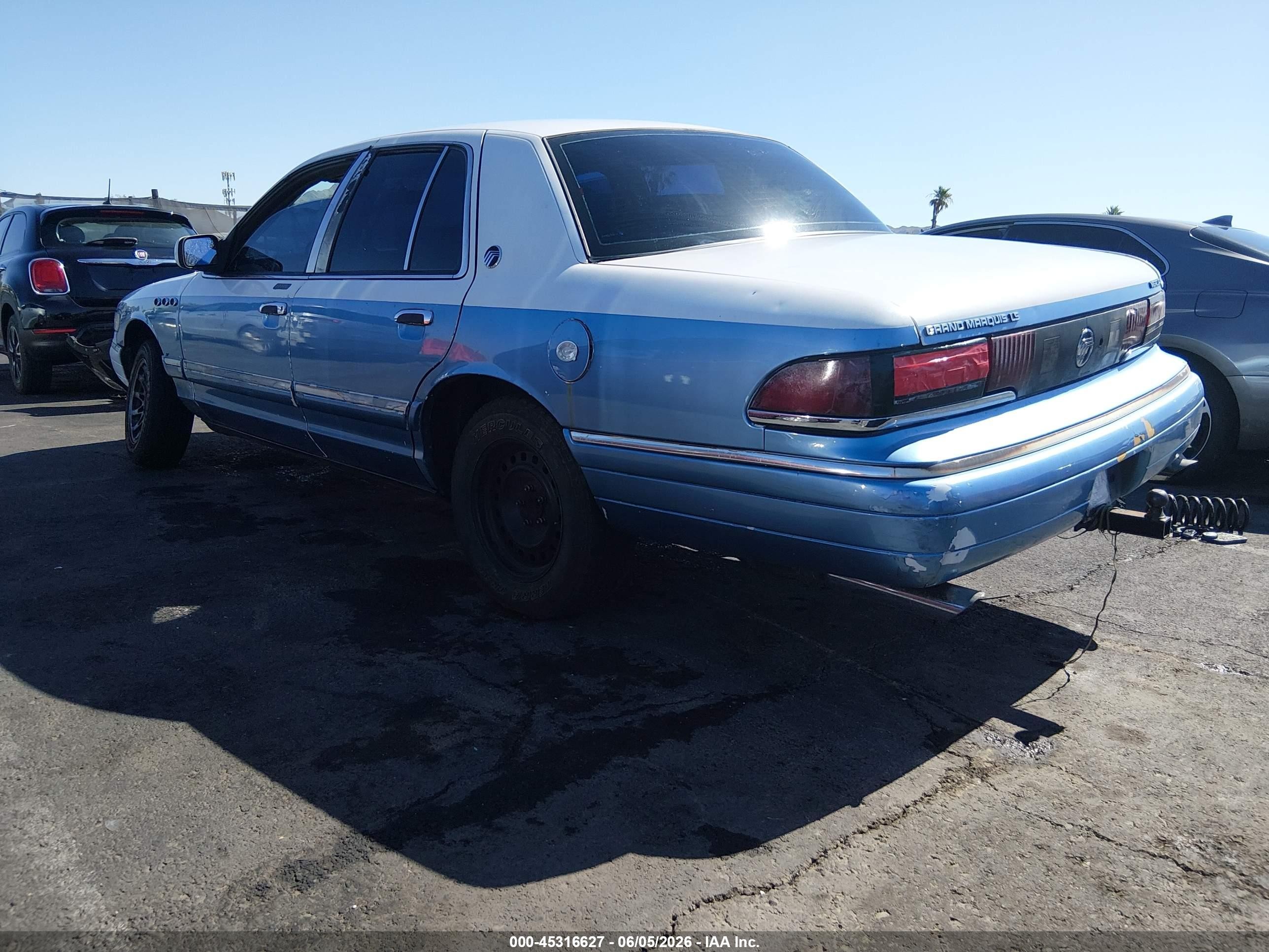 1993 Mercury Grand Marquis Ls Blue vin: 2MELM75W5PX628377