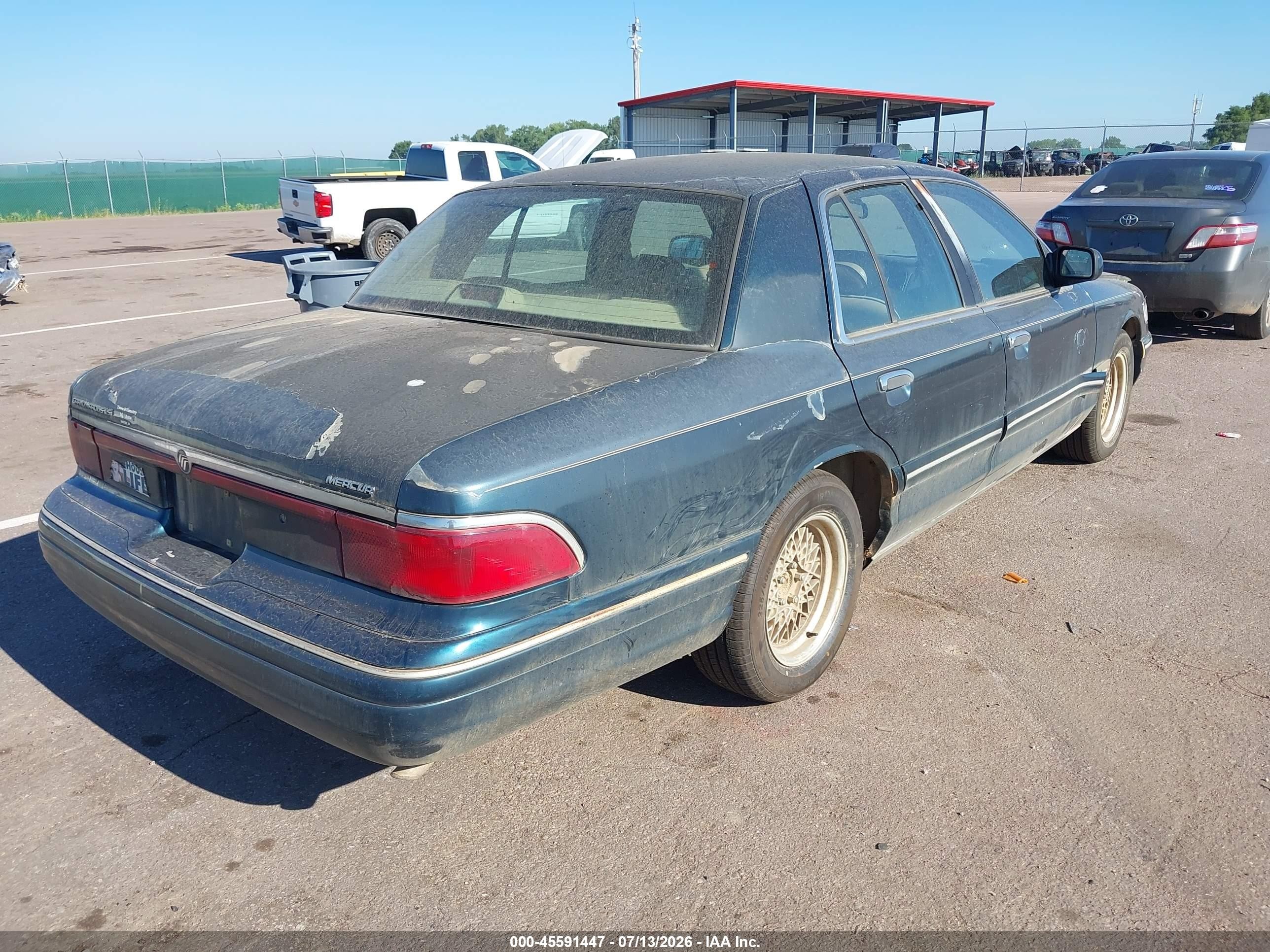 1997 Mercury Grand Marquis Ls Green vin: 2MELM75W6VX704881